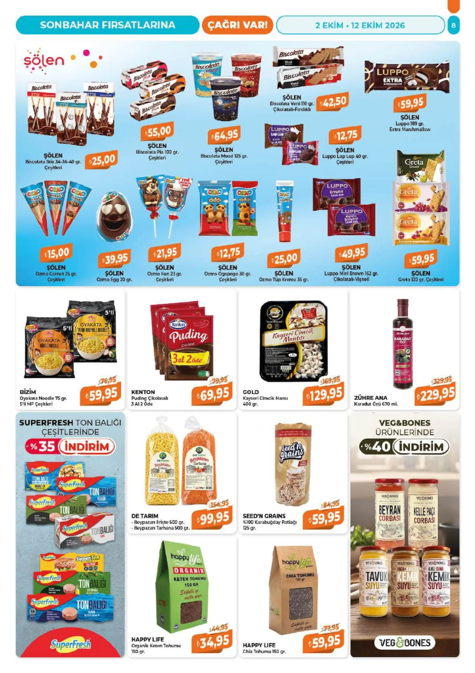 Çağrı Market broşürü sayfa 8