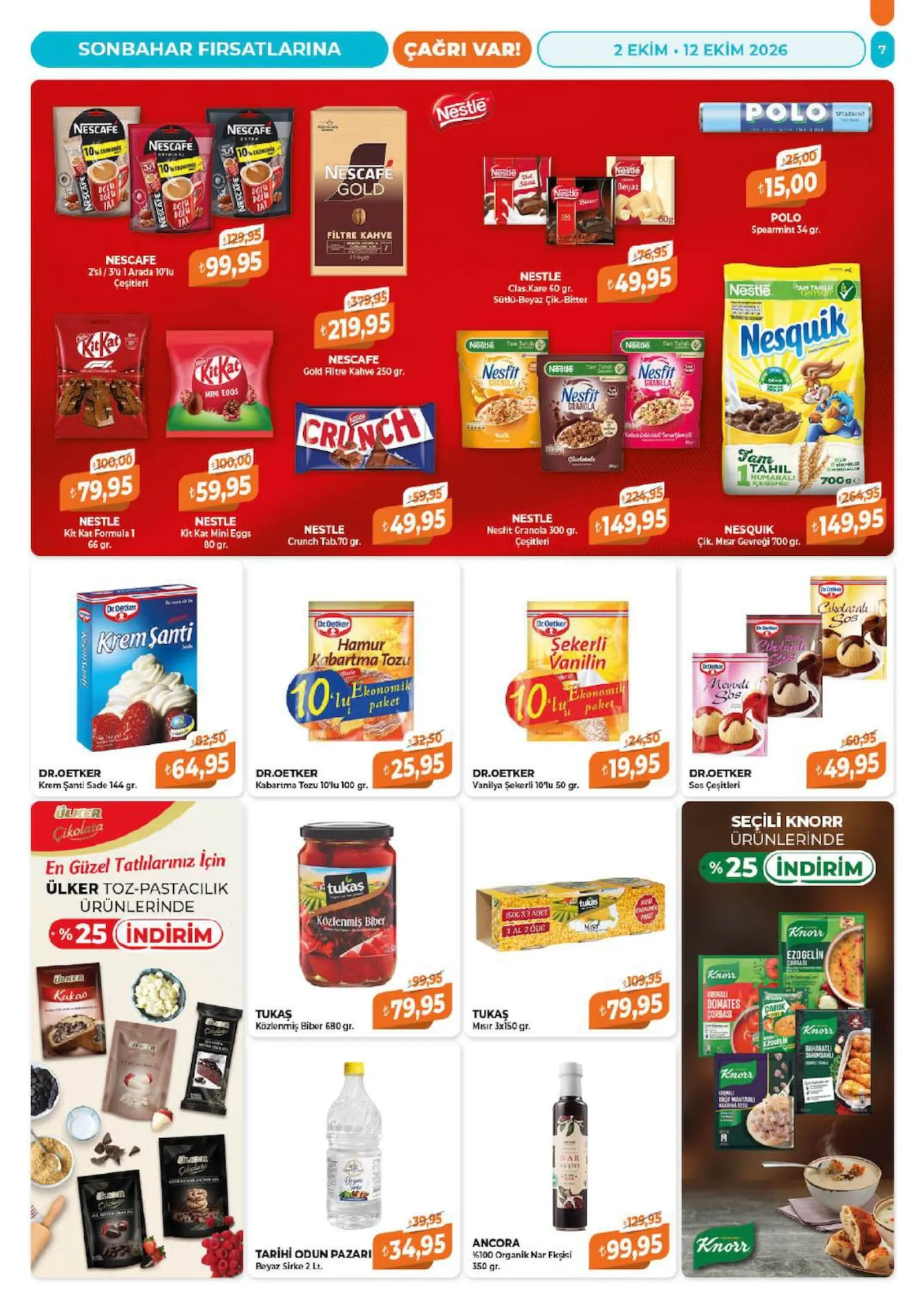 Çağrı Market broşürü sayfa 7