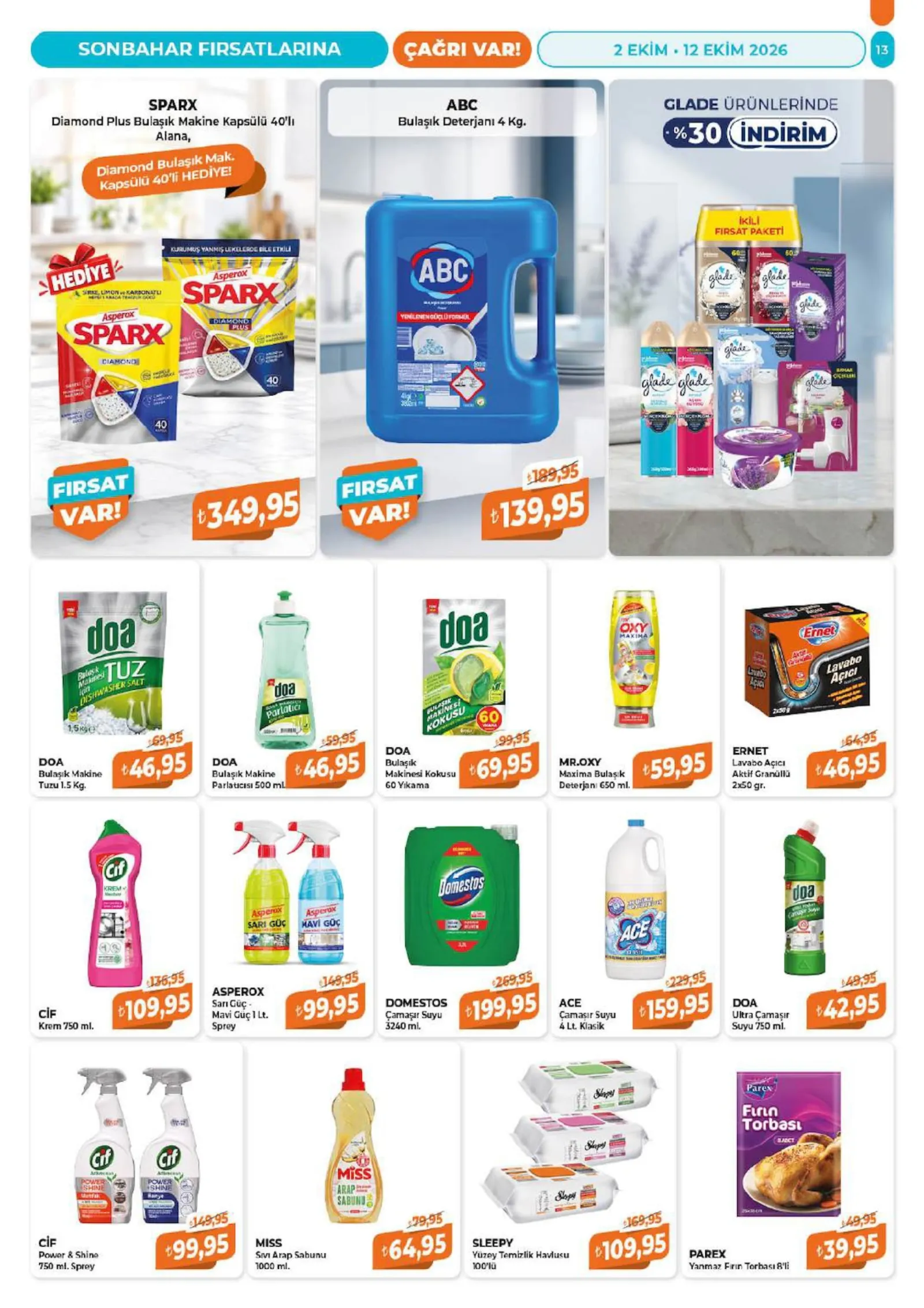 Çağrı Market broşürü sayfa 13