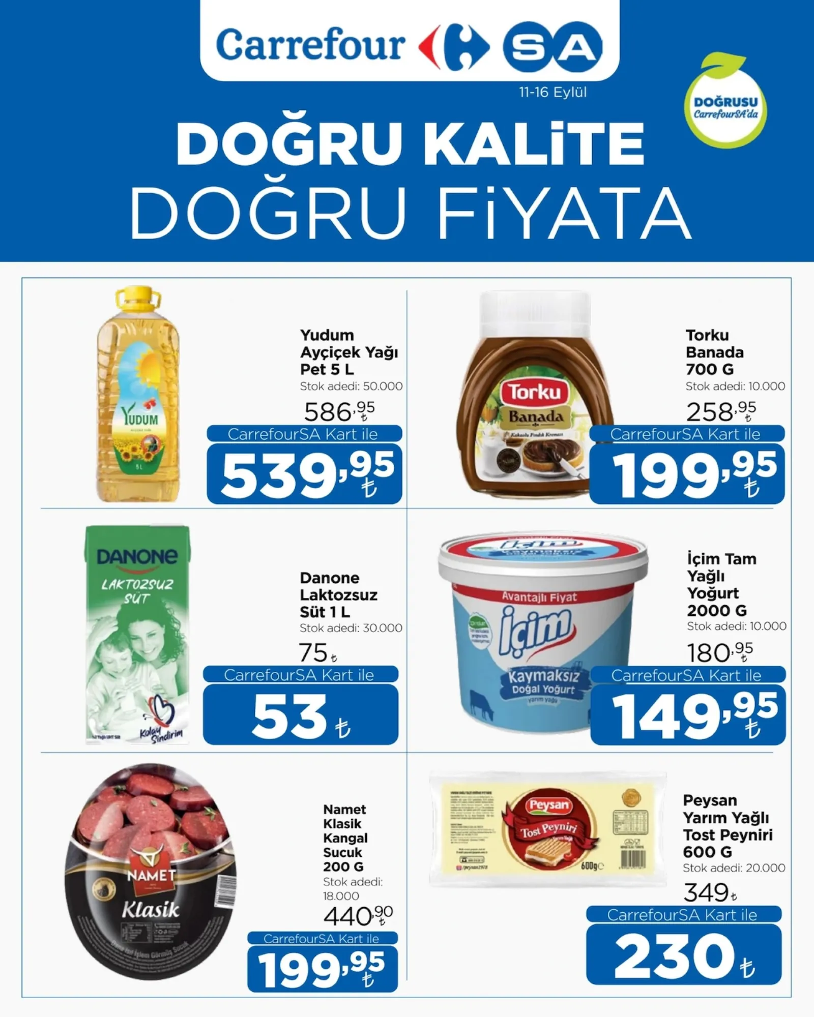 CarrefourSA broşürü sayfa 1