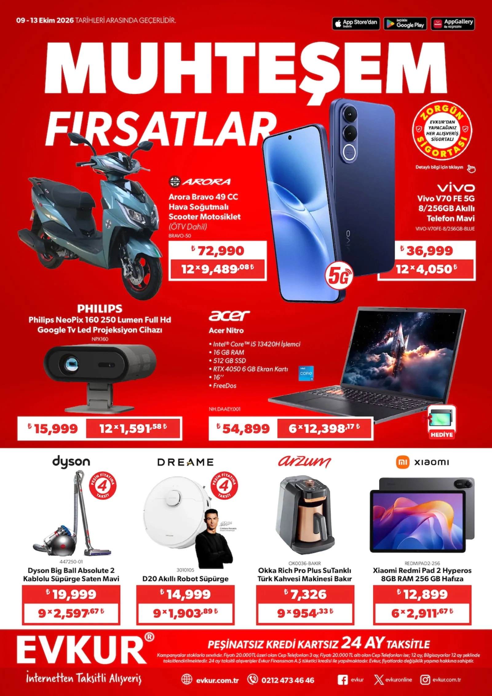 Evkur broşürü sayfa 1