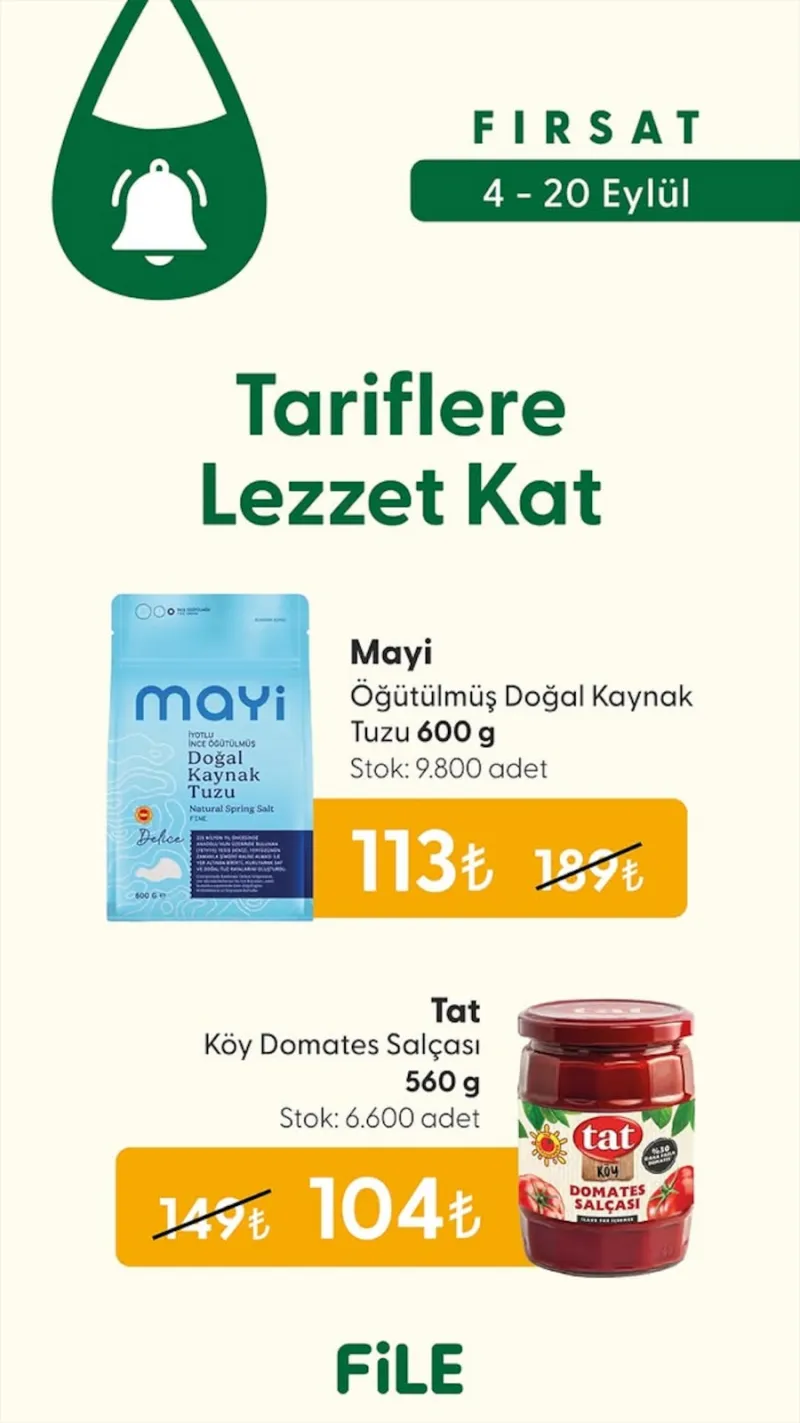 File Market broşürü sayfa 1