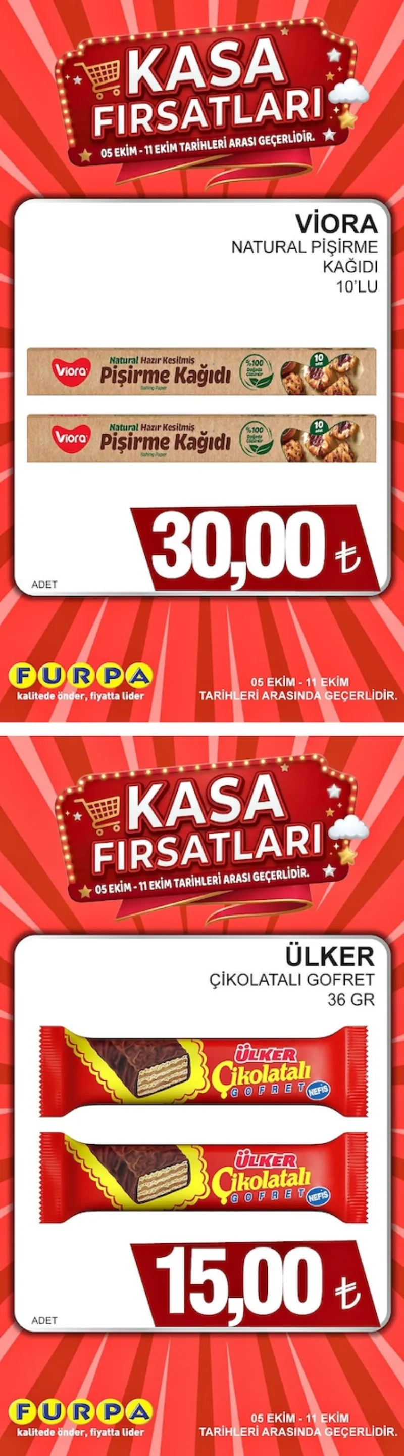 Furpa Market broşürü sayfa 1
