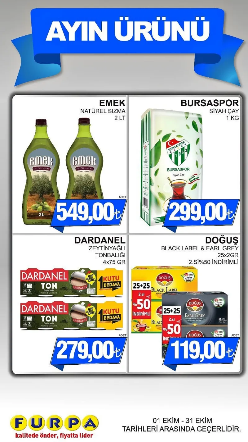 Furpa Market broşürü sayfa 1