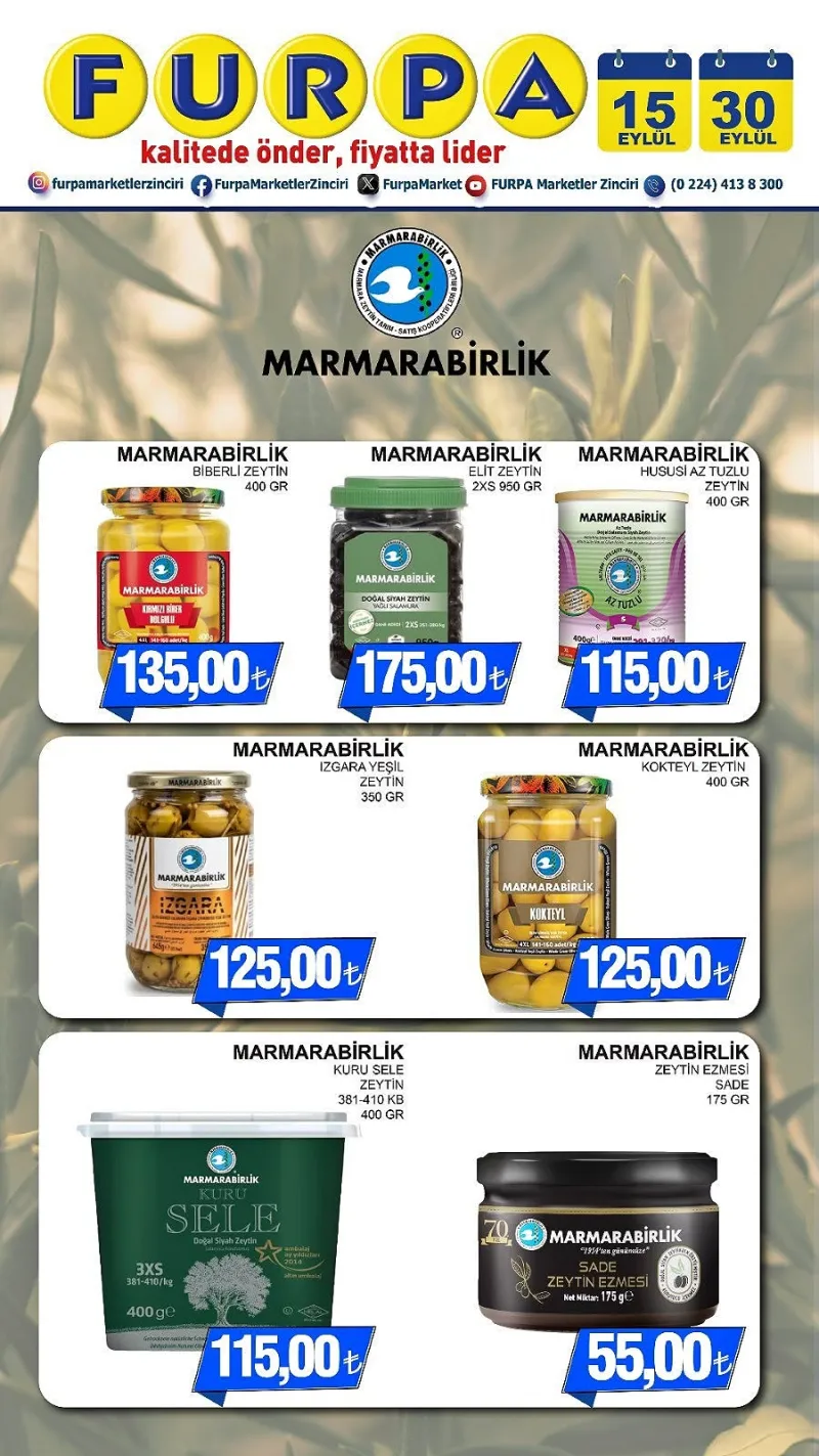 Furpa Market broşürü sayfa 1