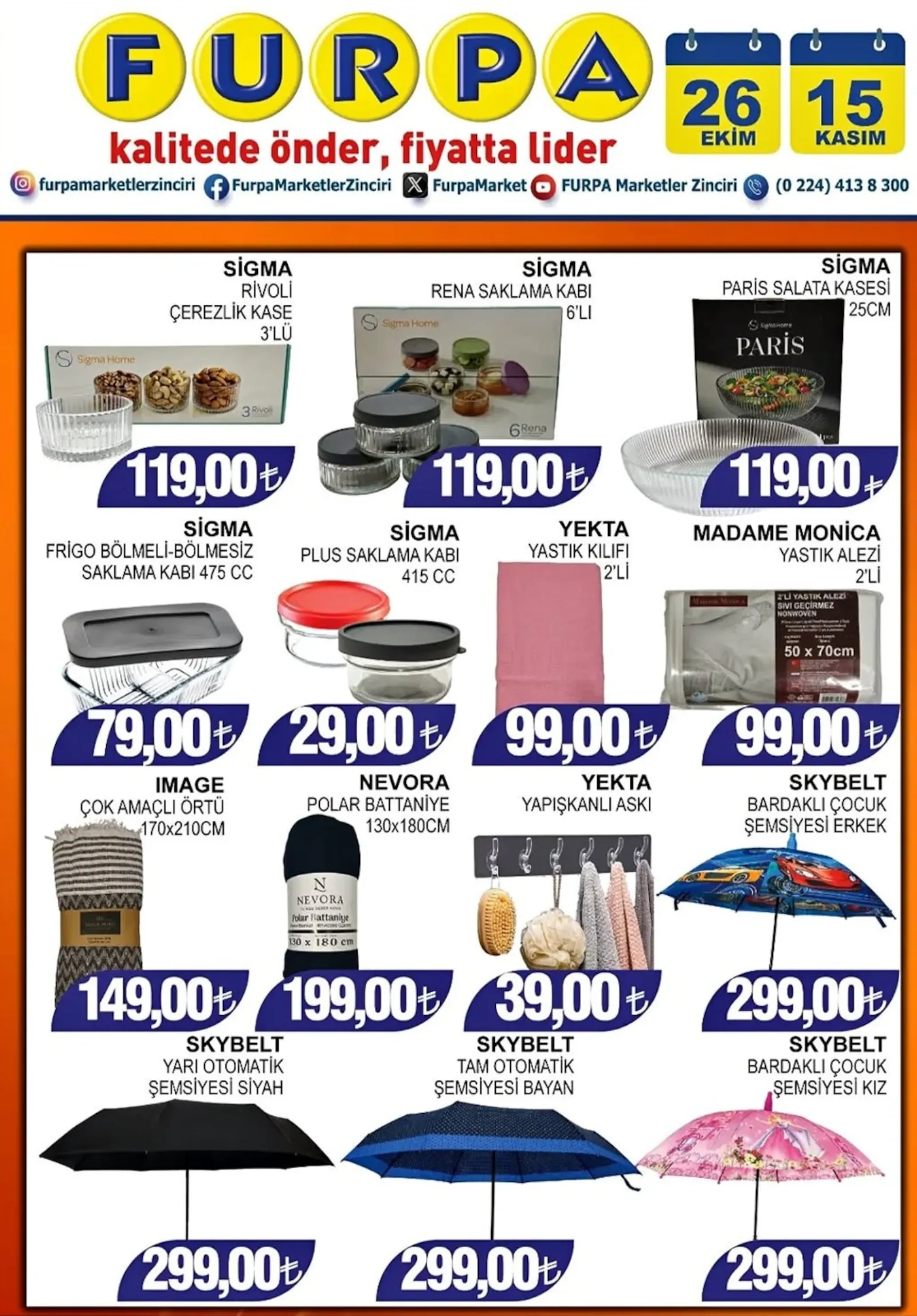 Furpa Market broşürü sayfa 1
