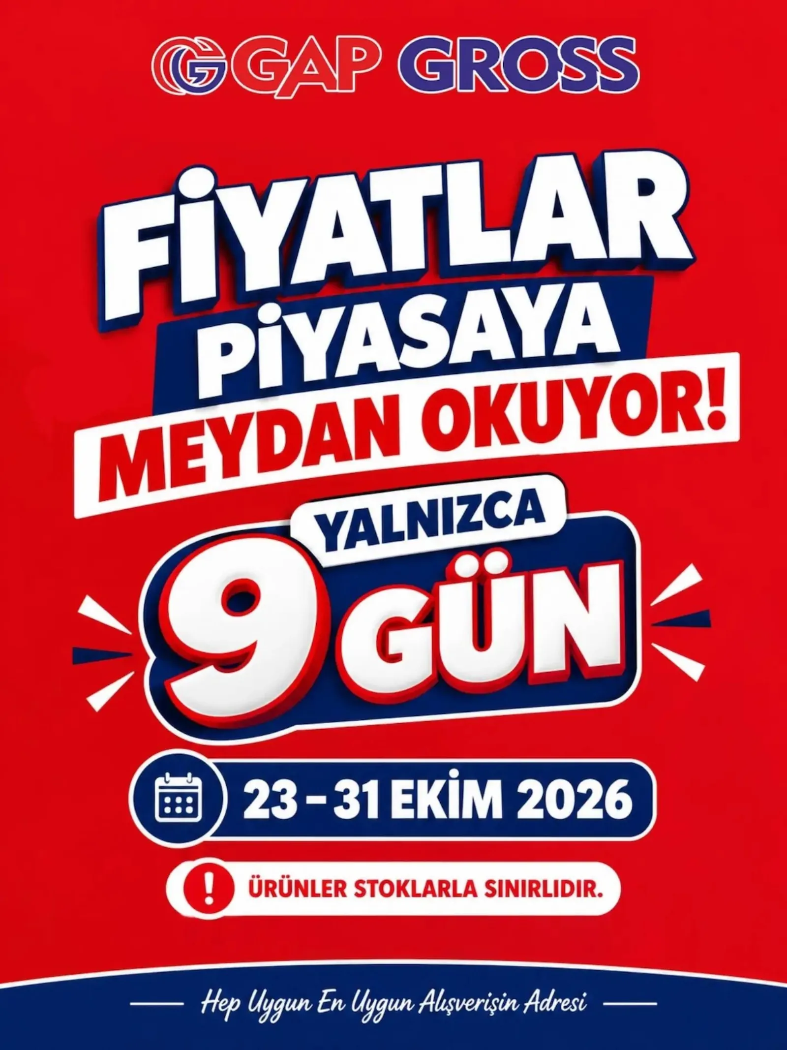 Gap Gross broşürü sayfa 1