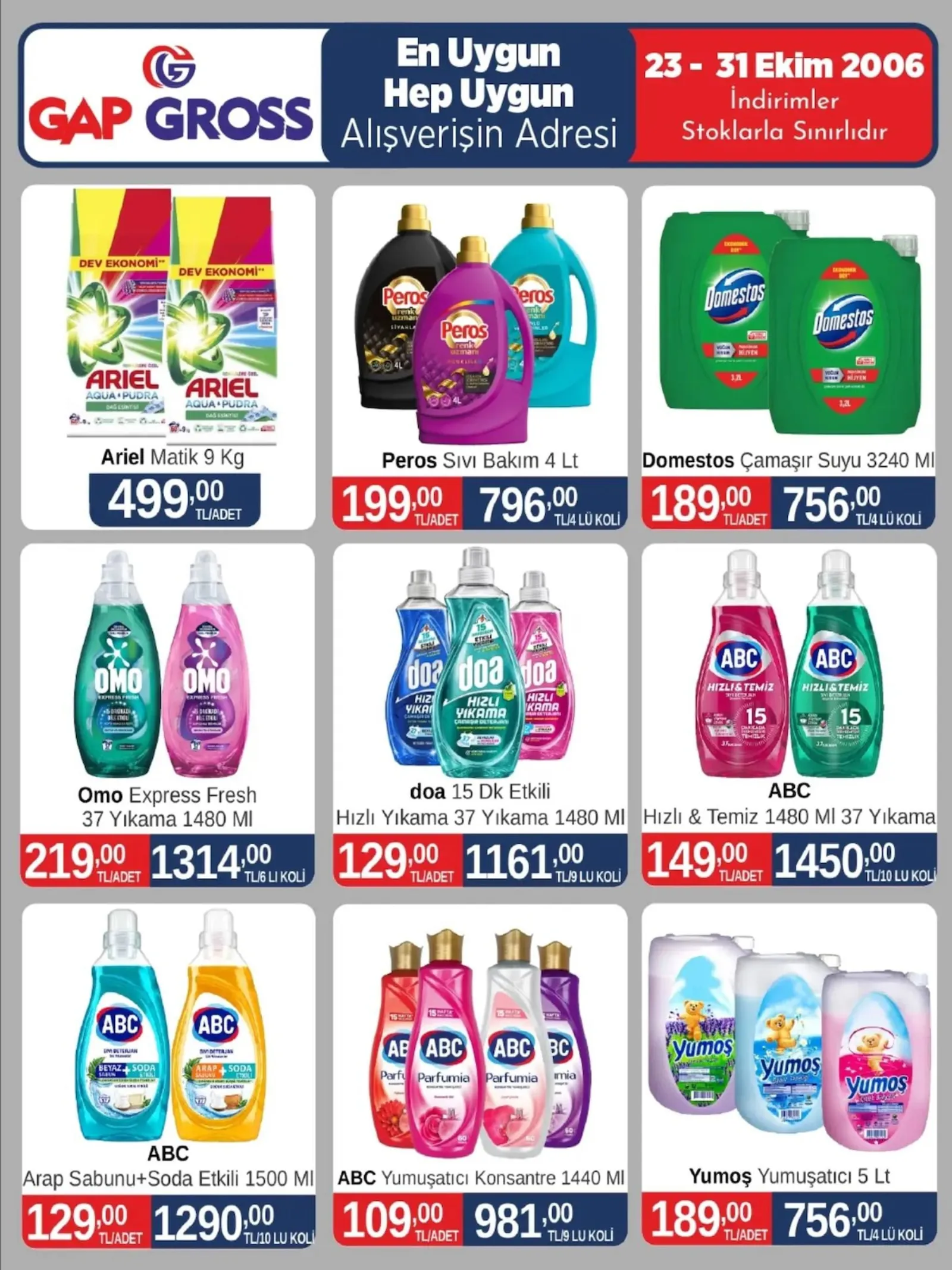 Gap Gross broşürü sayfa 9