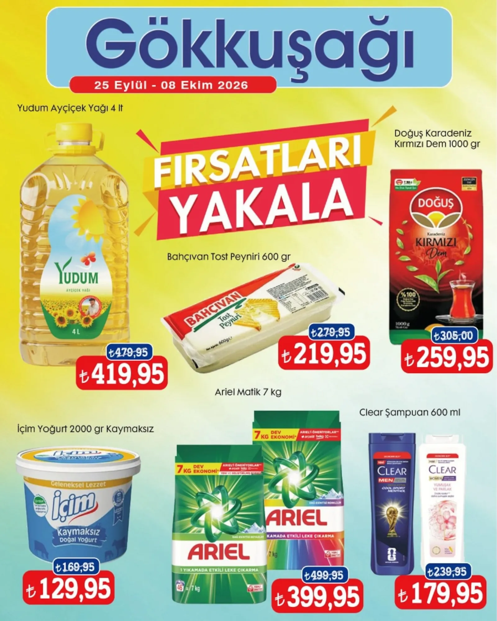 Gökkuşağı Market broşürü sayfa 1