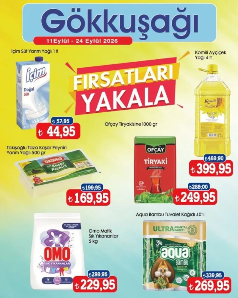 Gökkuşağı Market broşürü
