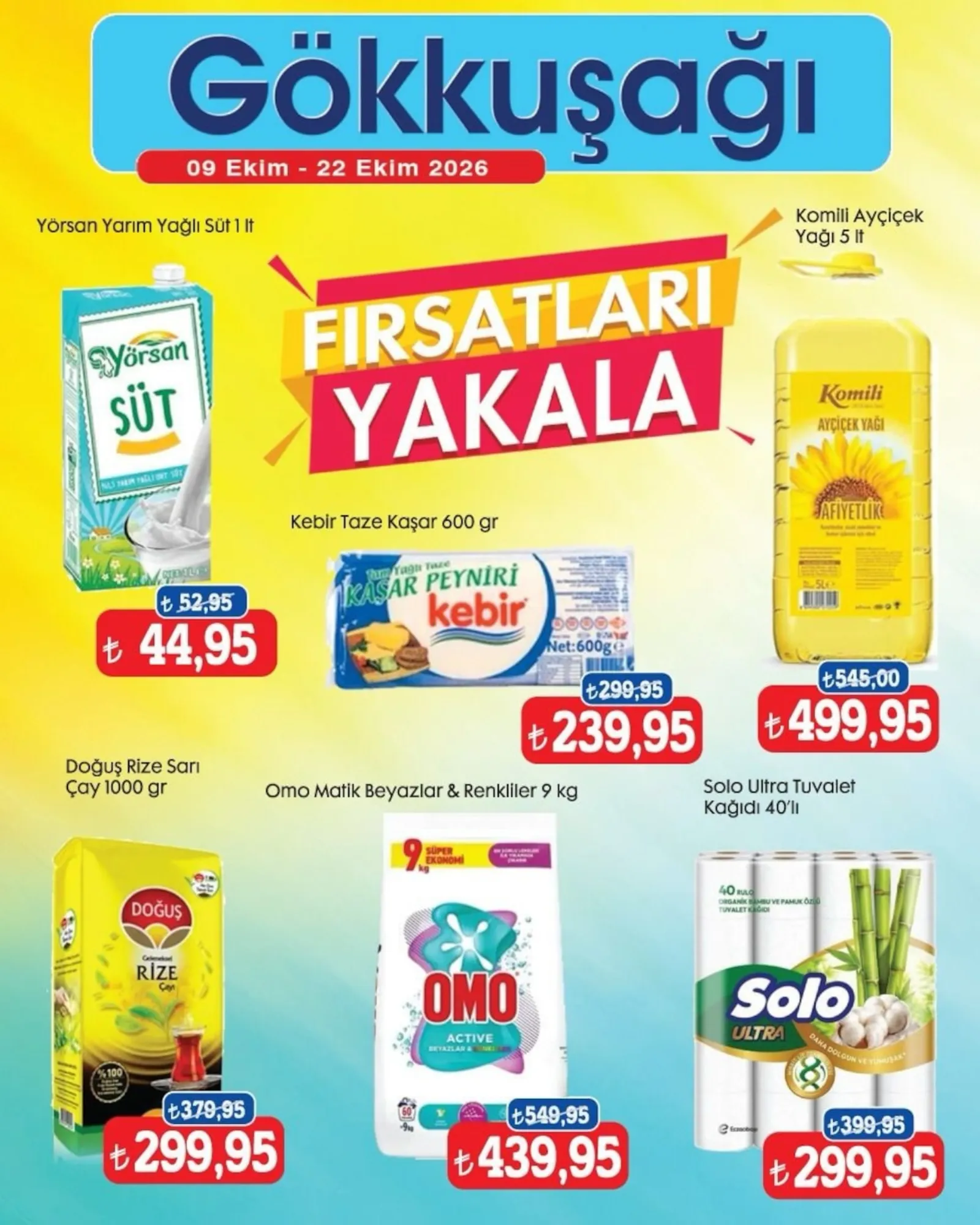Gökkuşağı Market broşürü sayfa 1