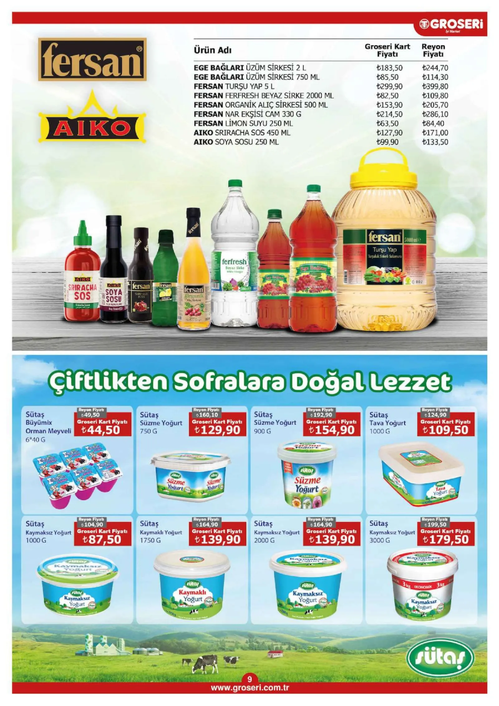Groseri broşürü sayfa 9