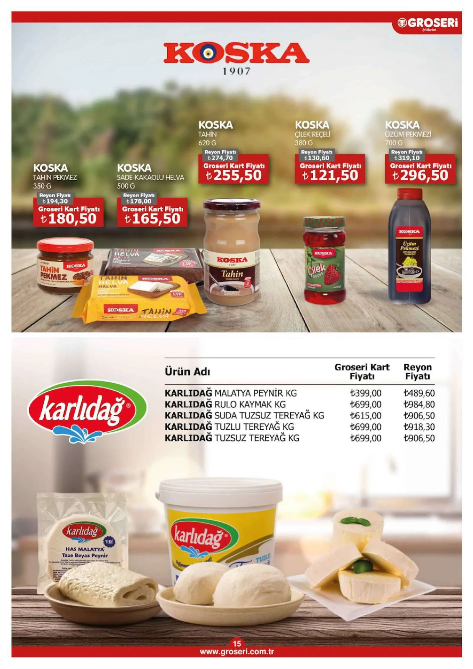 Groseri broşürü sayfa 15