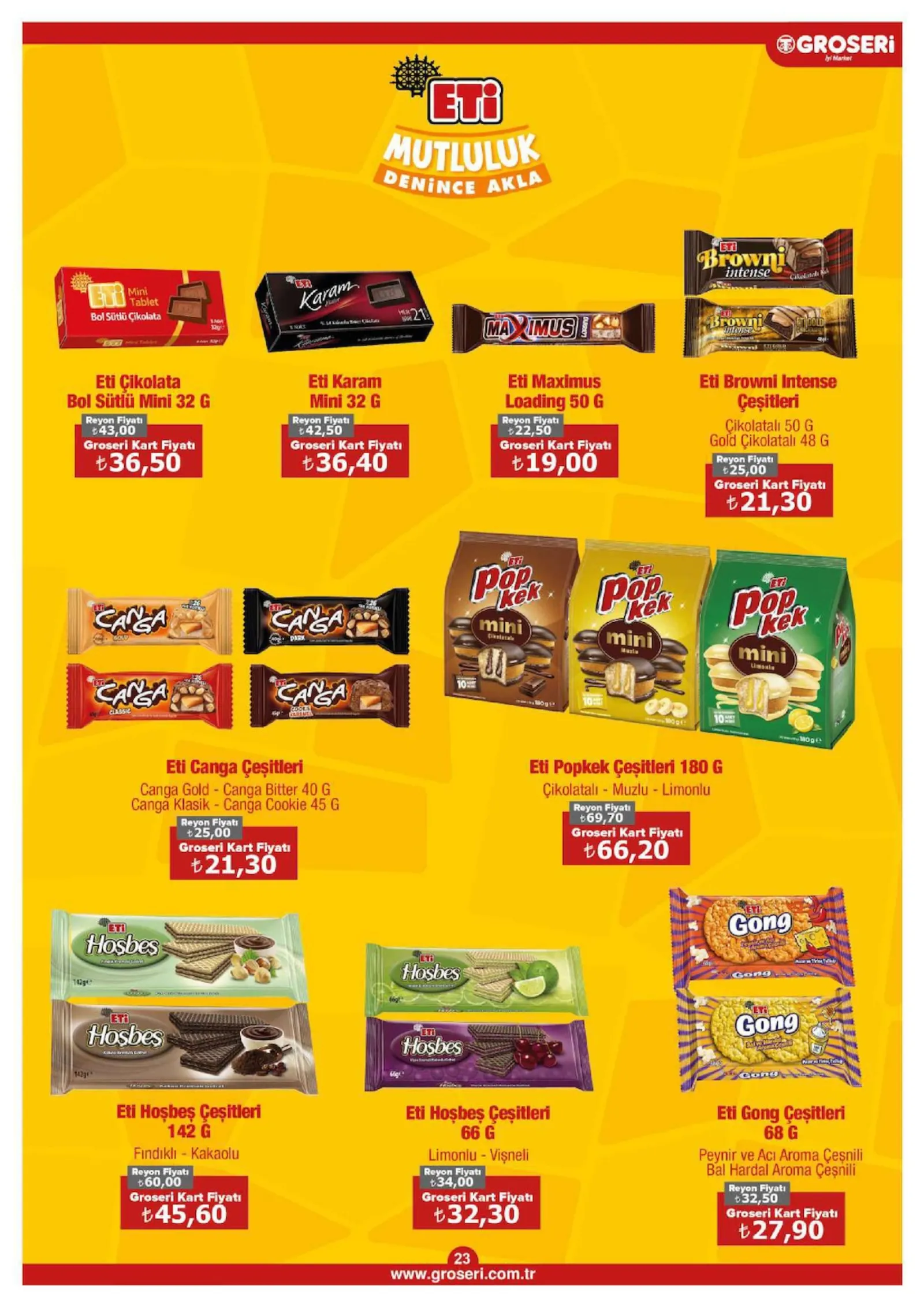 Groseri broşürü sayfa 23