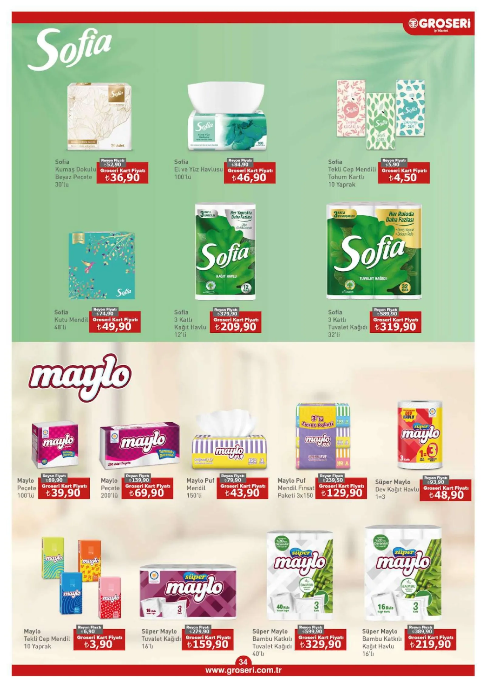 Groseri broşürü sayfa 34