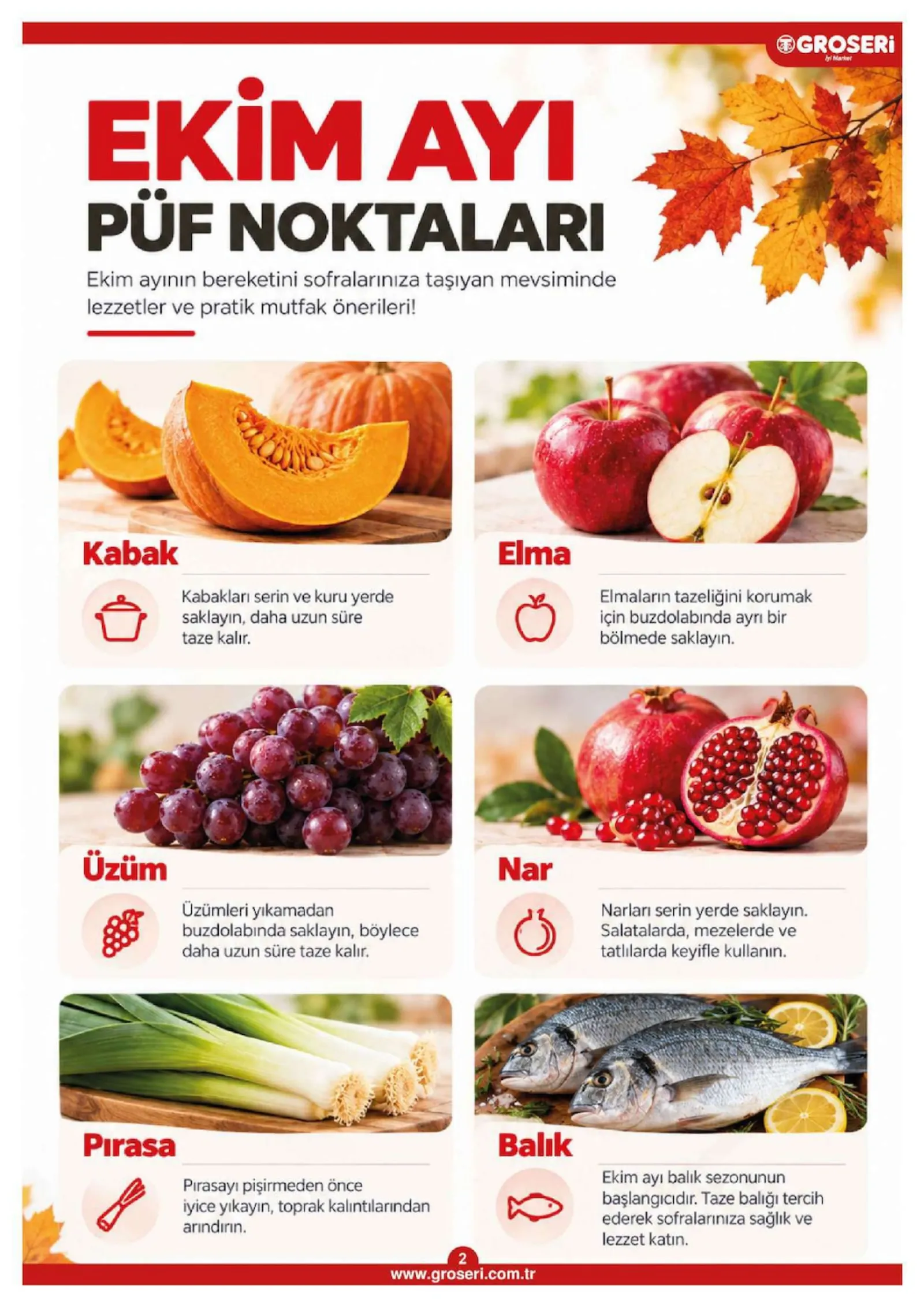 Groseri broşürü sayfa 2