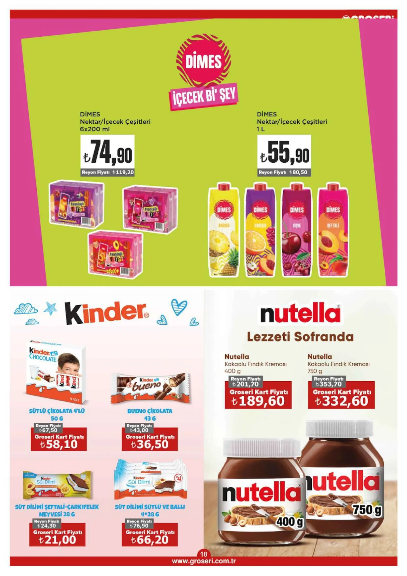 Groseri broşürü sayfa 18