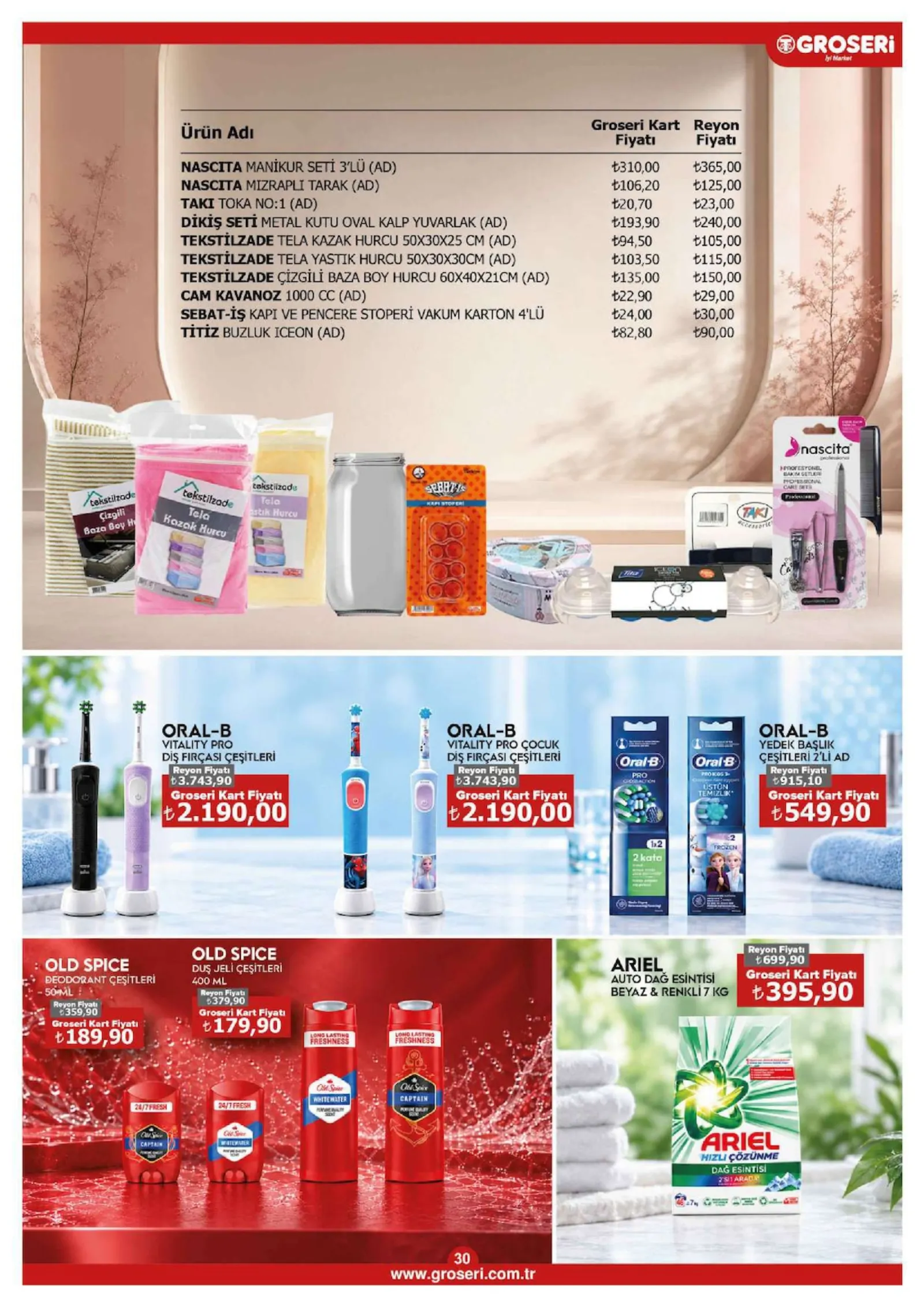 Groseri broşürü sayfa 30