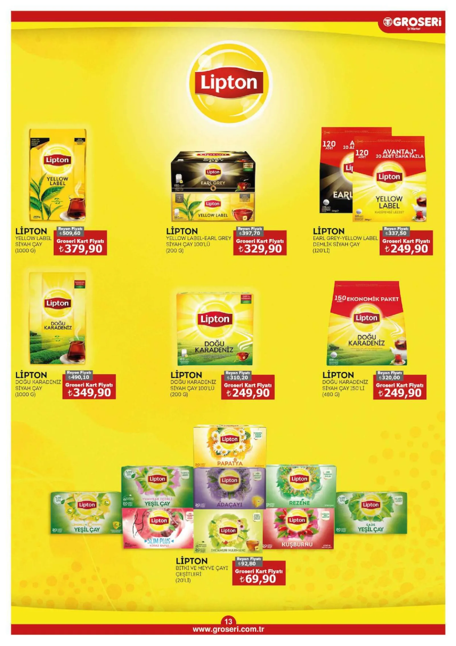 Groseri broşürü sayfa 13