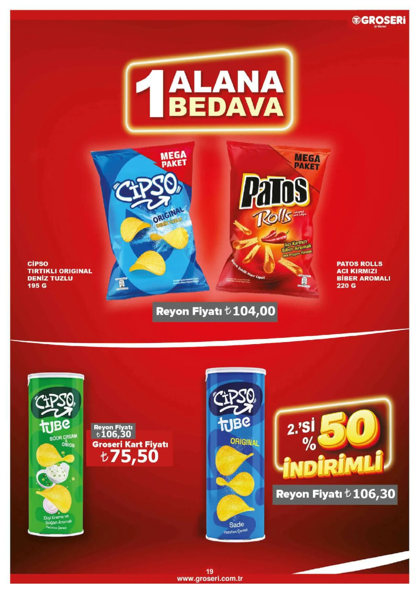 Groseri broşürü sayfa 19