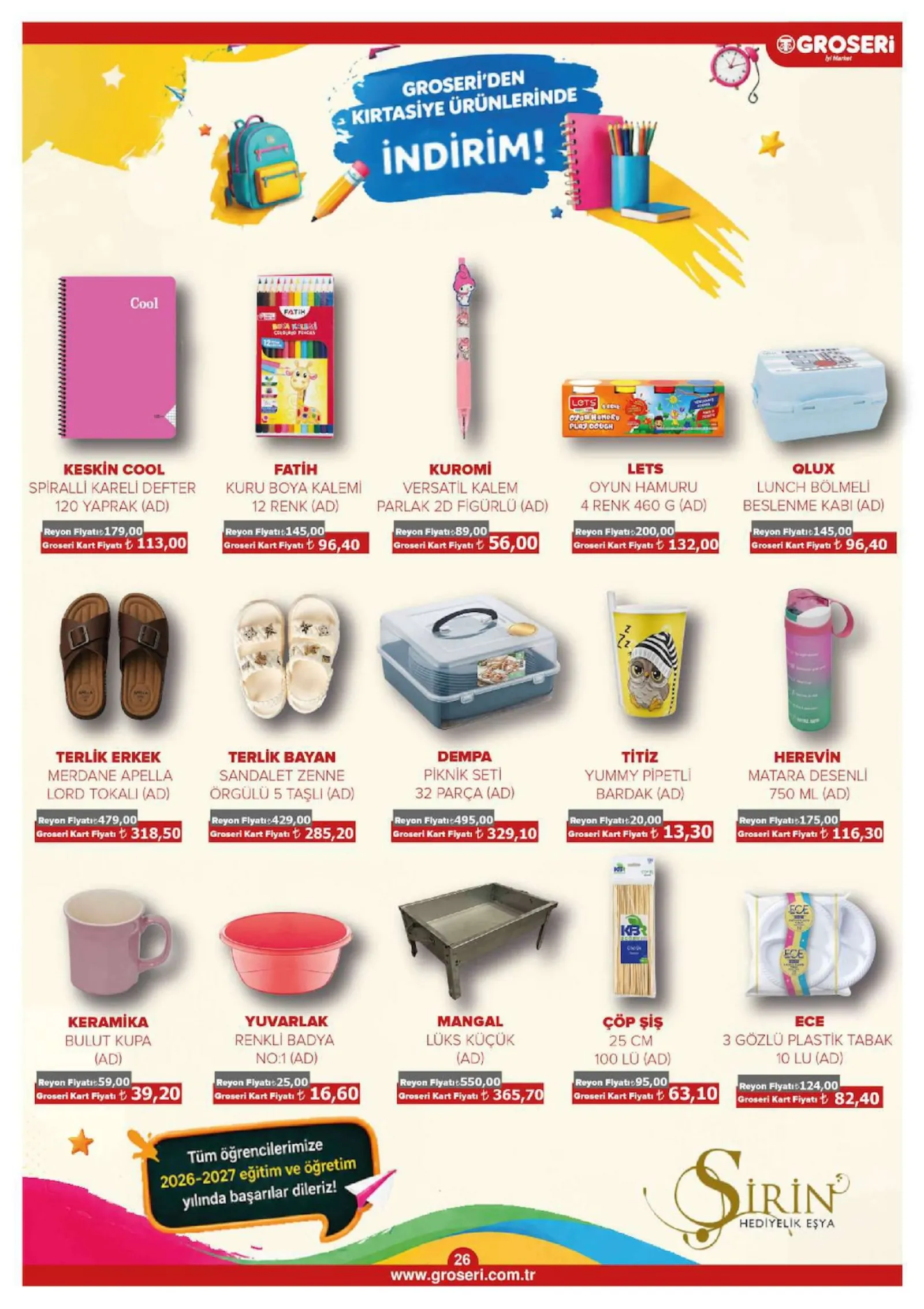 Groseri broşürü sayfa 26