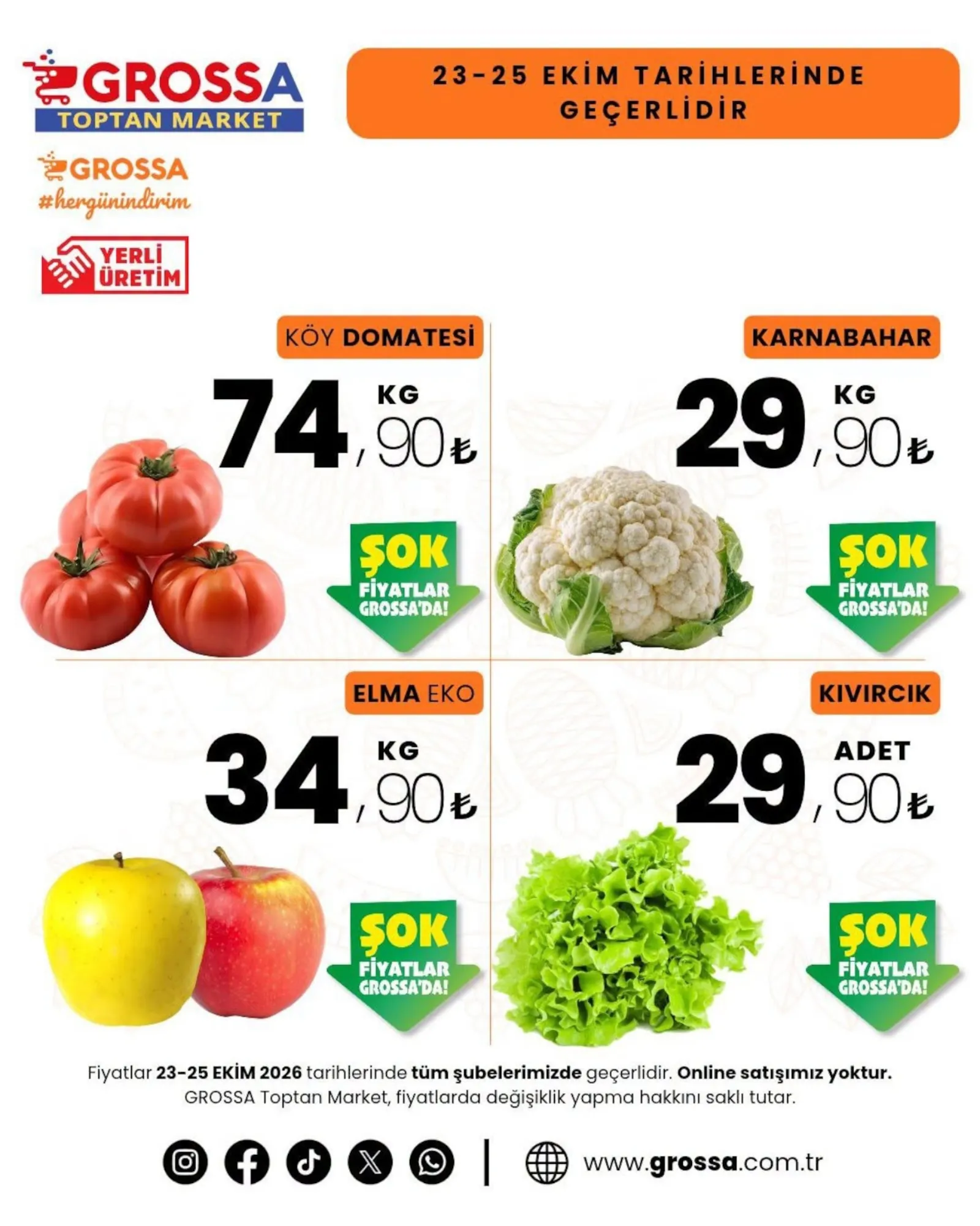 Grossa Toptan Market broşürü sayfa 2