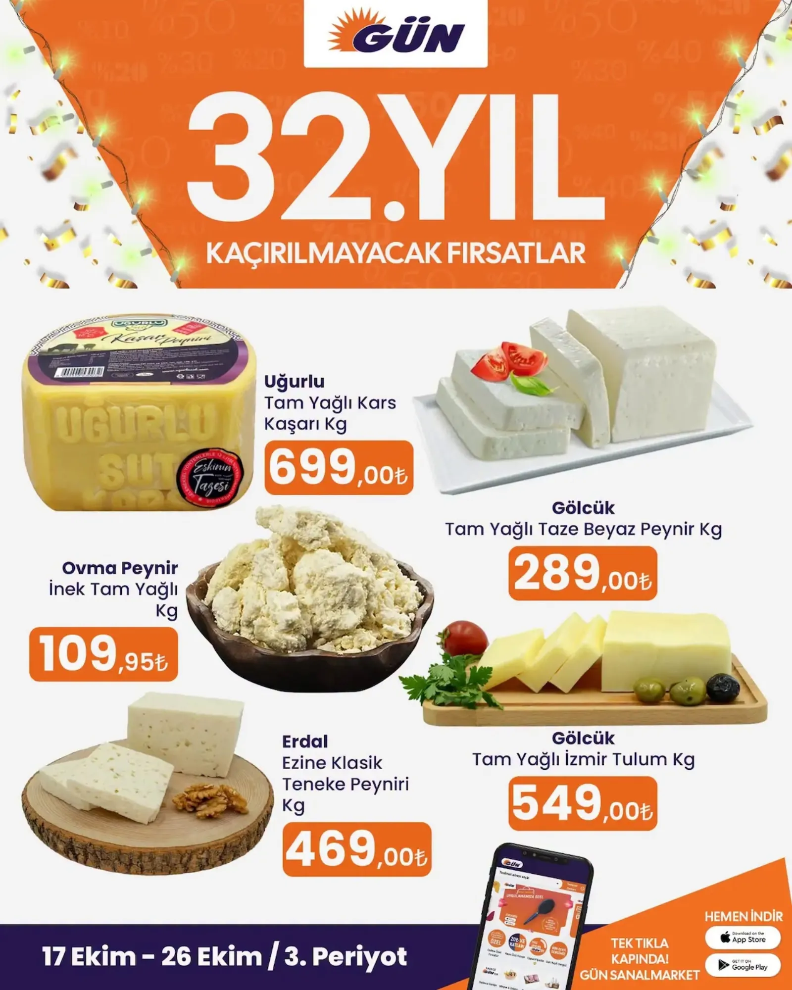 Gün Süpermarket broşürü sayfa 1