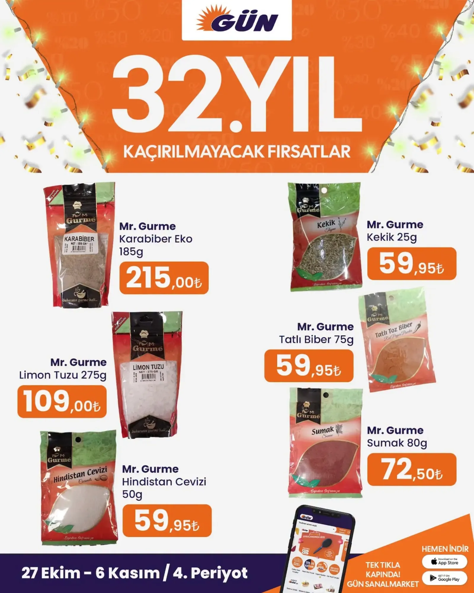 Gün Süpermarket broşürü sayfa 19