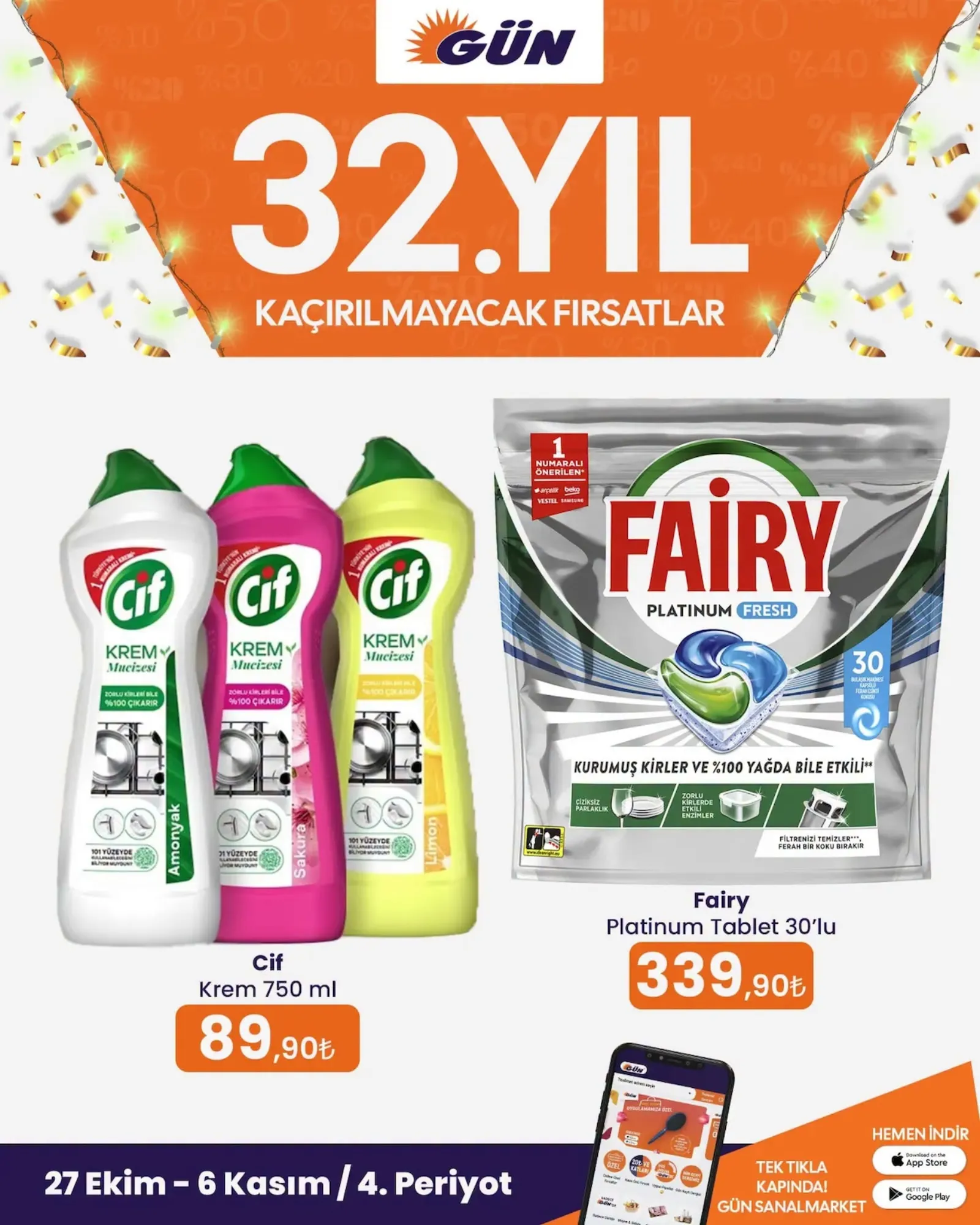 Gün Süpermarket broşürü sayfa 27