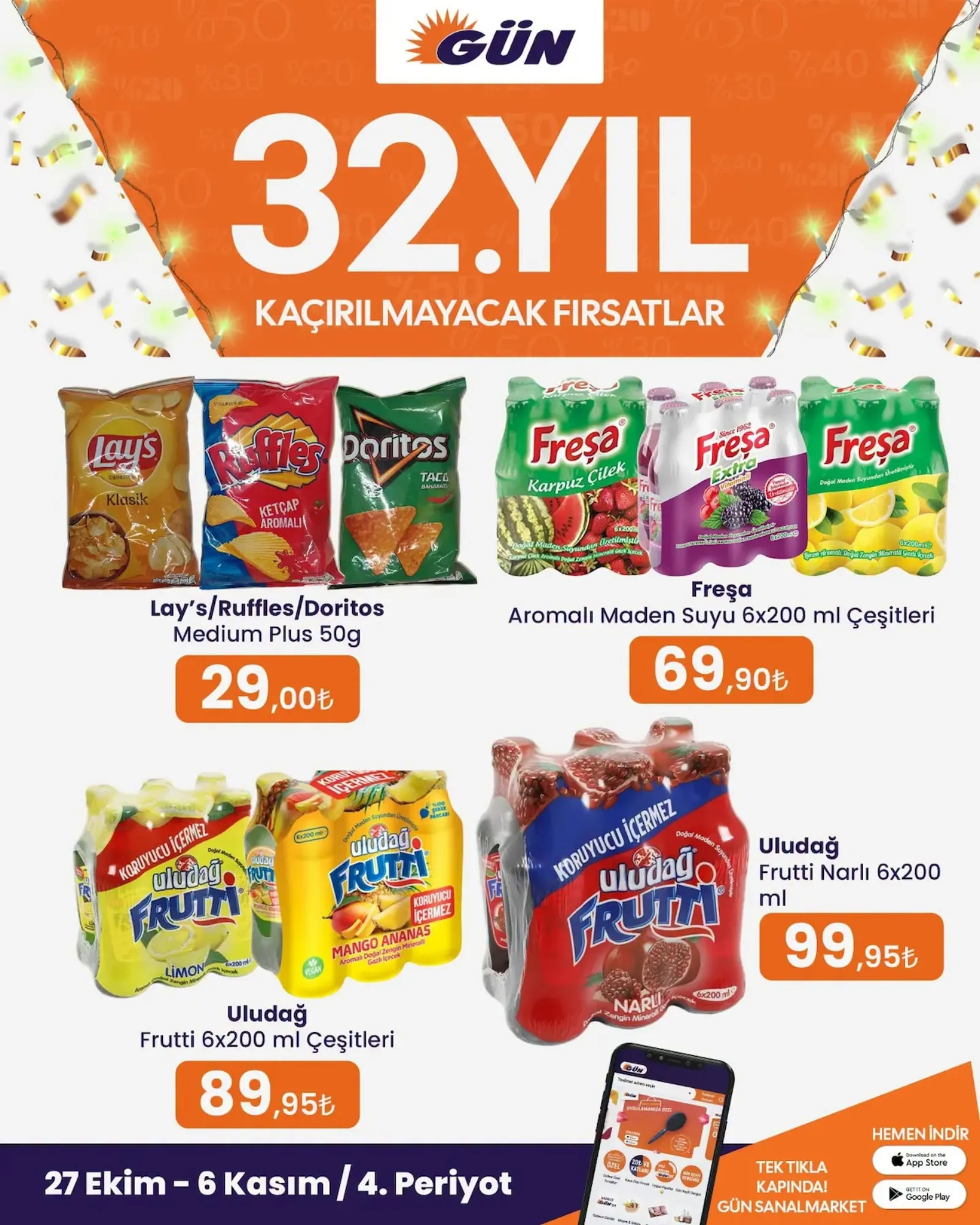 Gün Süpermarket broşürü sayfa 16