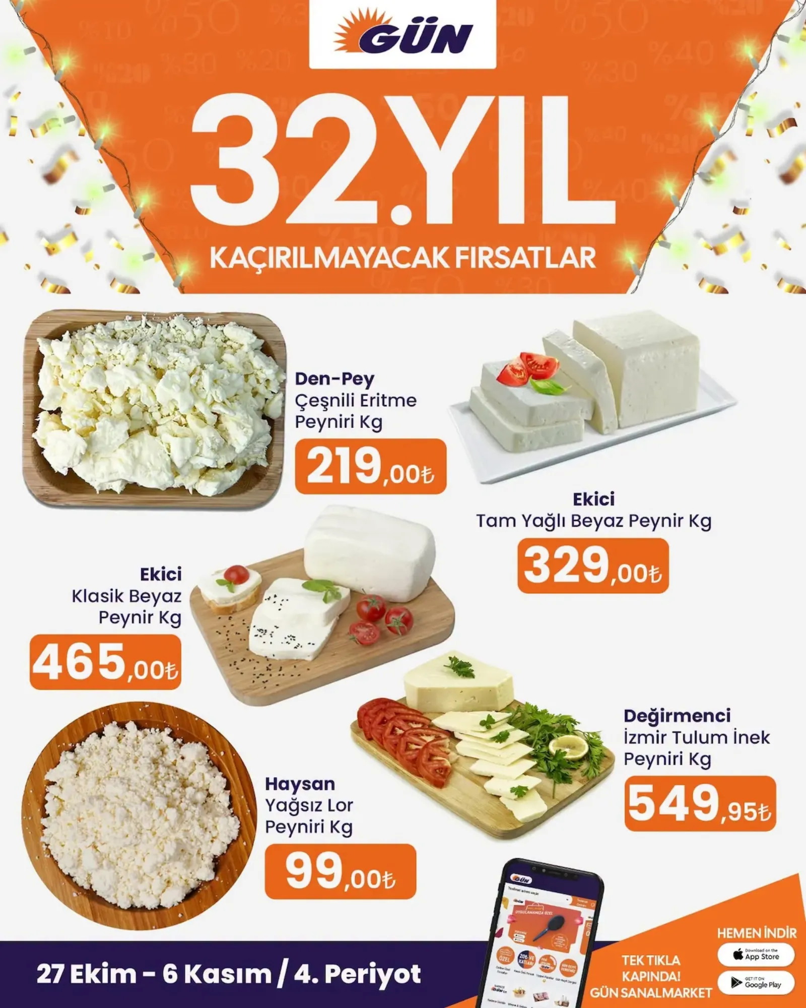 Gün Süpermarket broşürü sayfa 1