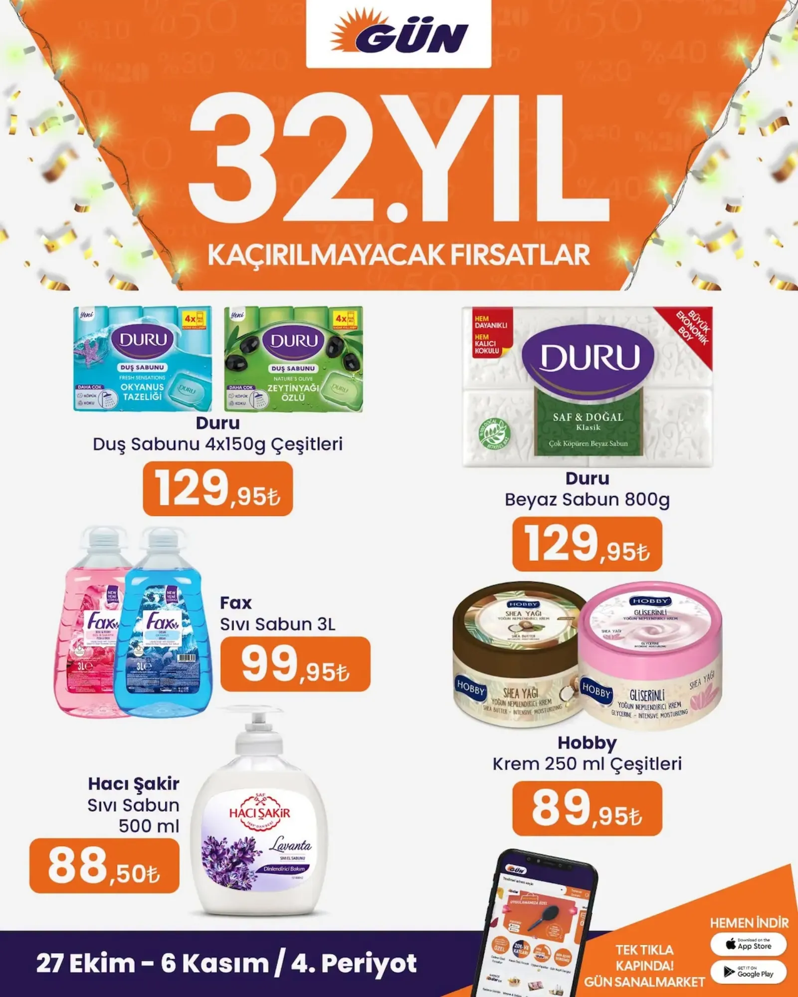 Gün Süpermarket broşürü sayfa 26