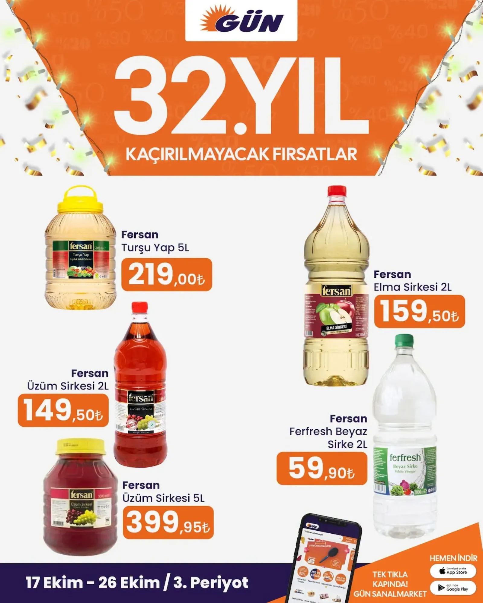 Gün Süpermarket broşürü sayfa 36