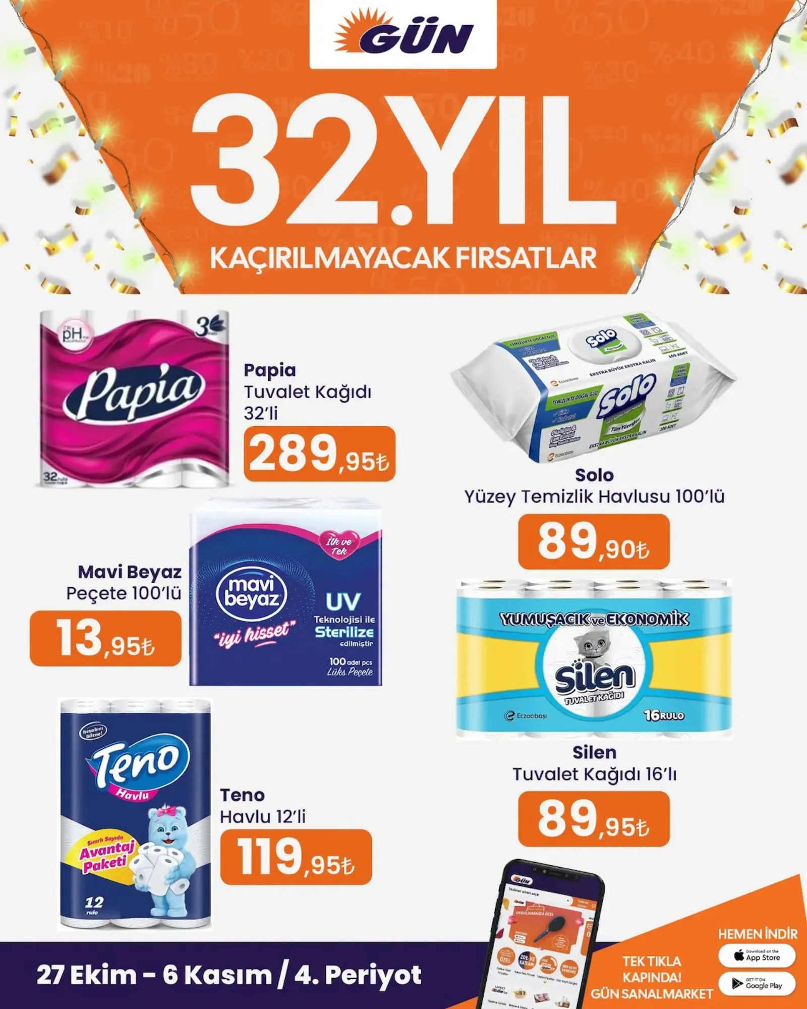 Gün Süpermarket broşürü sayfa 23