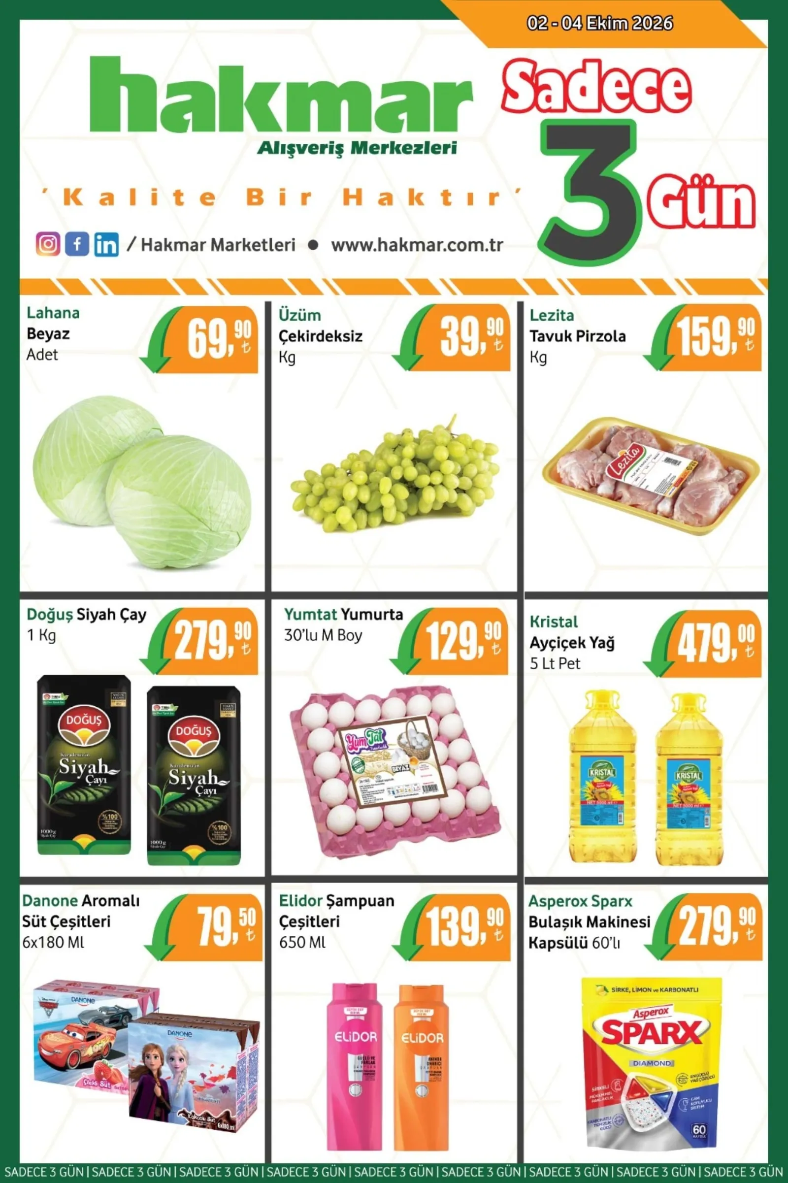 Hakmar broşürü sayfa 1