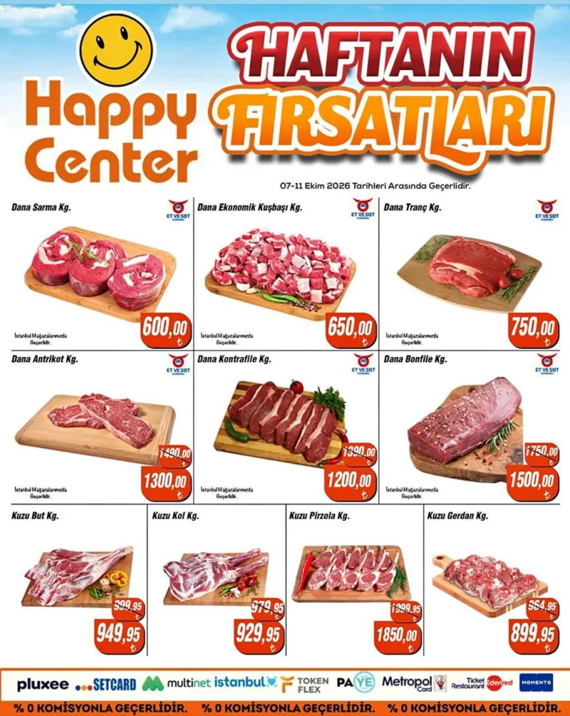 Happy Center broşürü sayfa 1