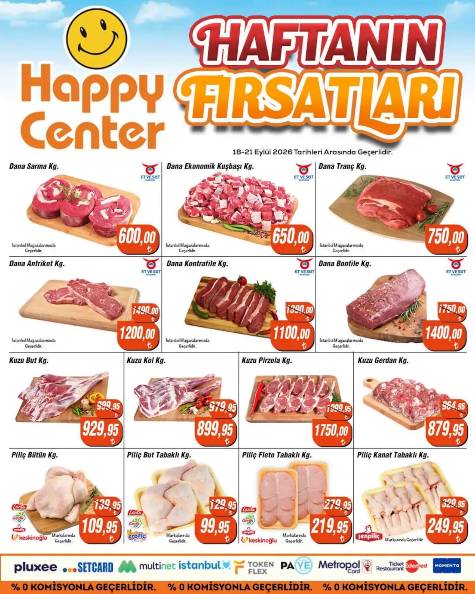 Happy Center broşürü sayfa 1