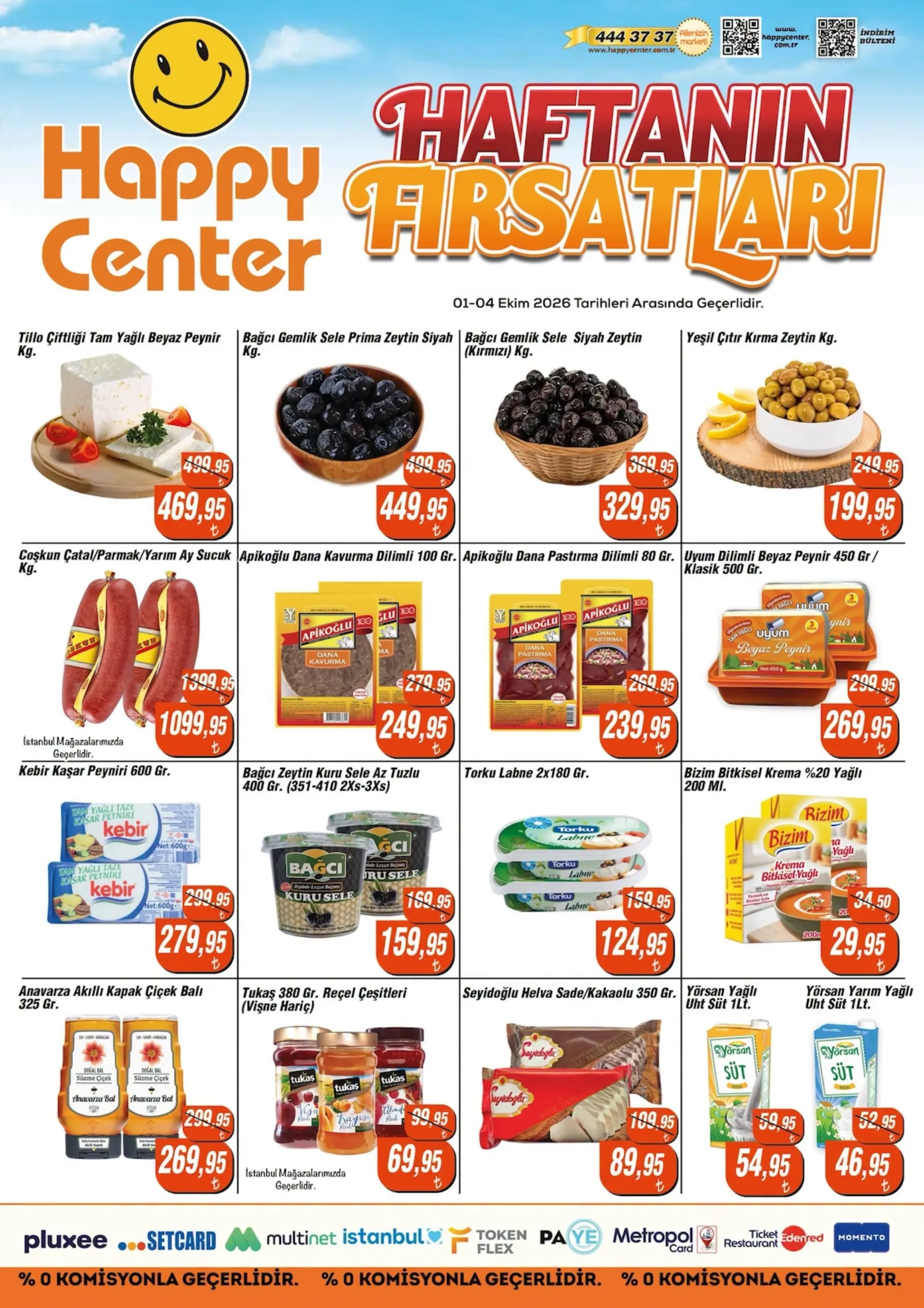 Happy Center broşürü sayfa 1