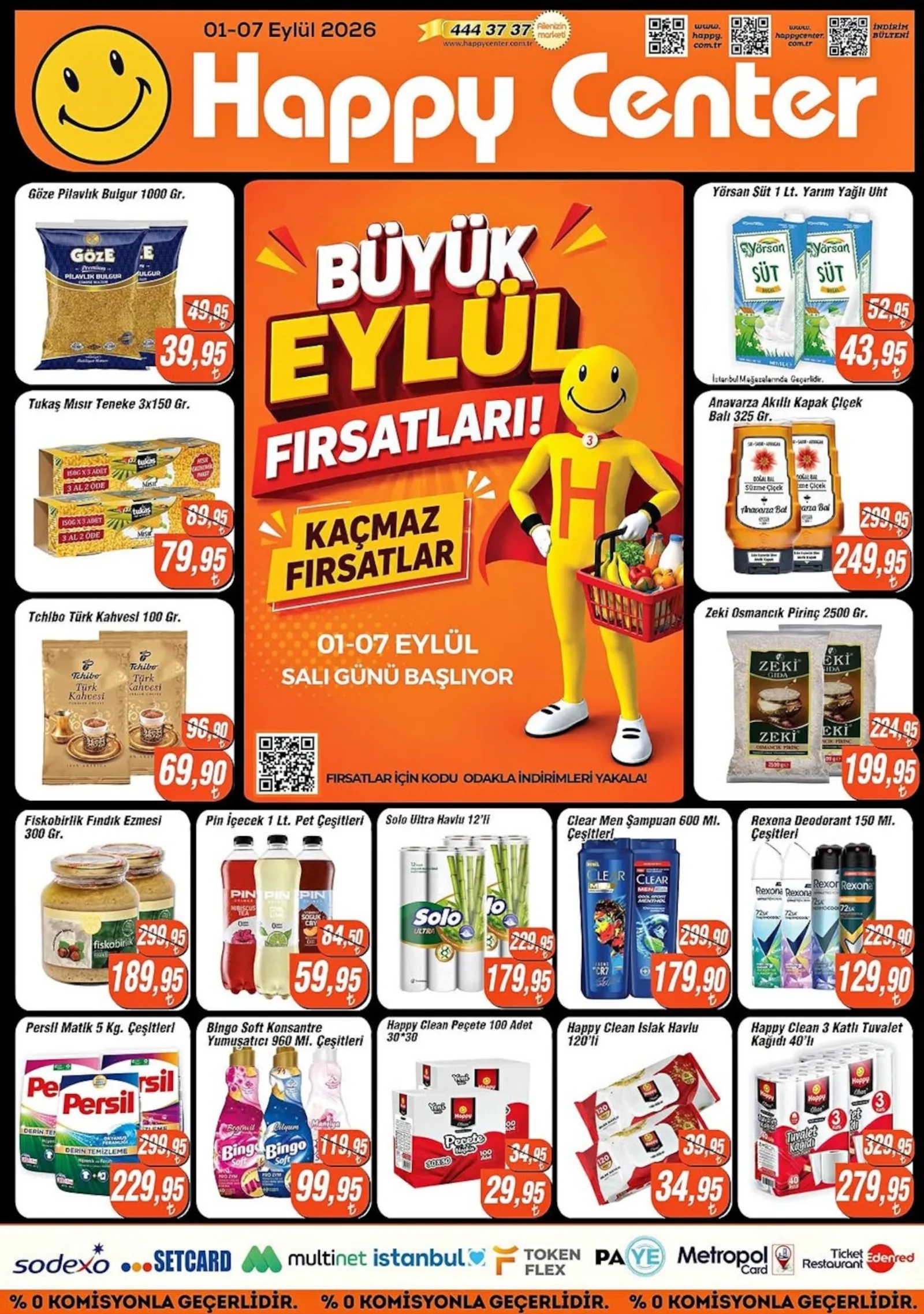 Happy Center broşürü sayfa 1