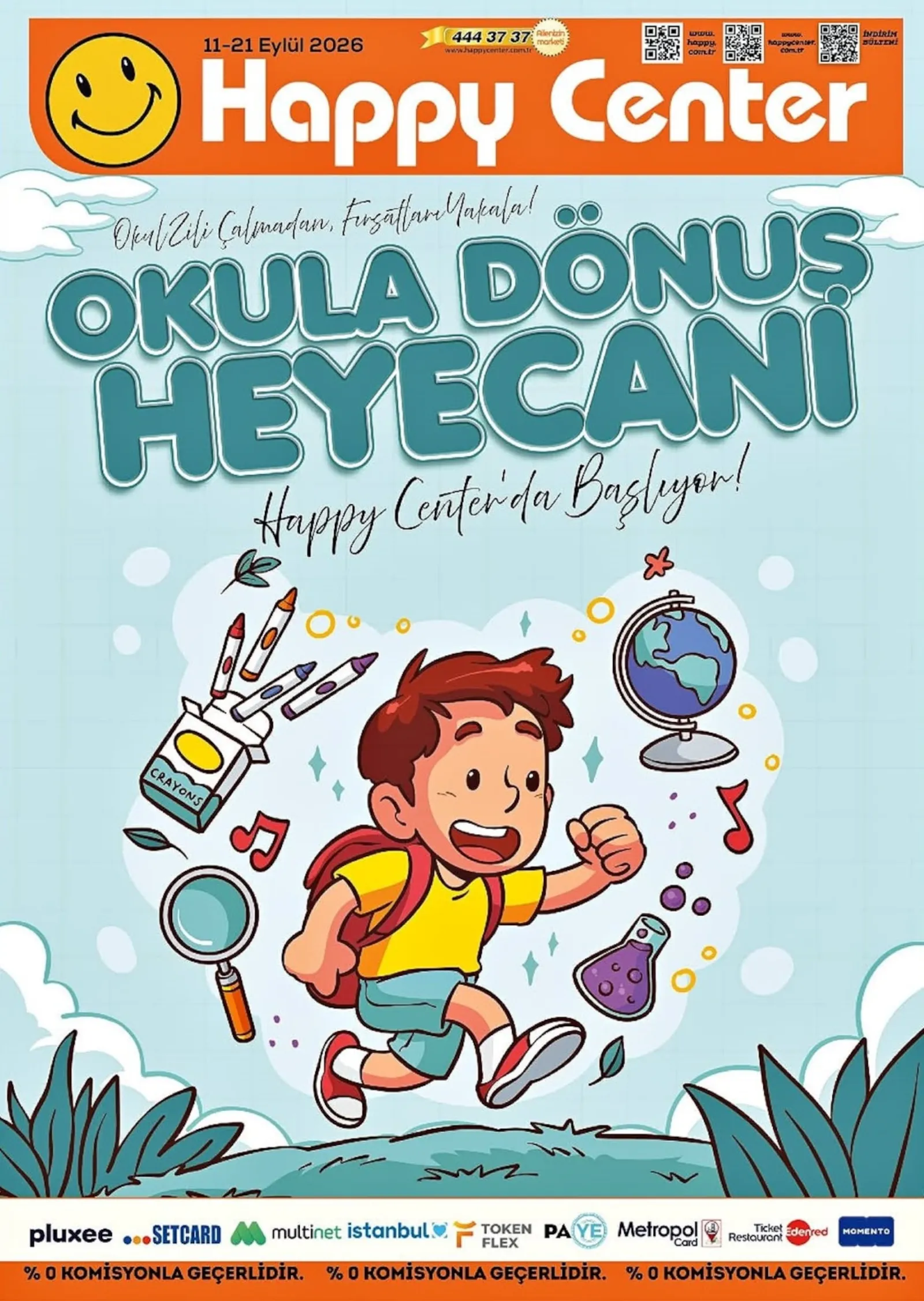 Happy Center broşürü sayfa 1