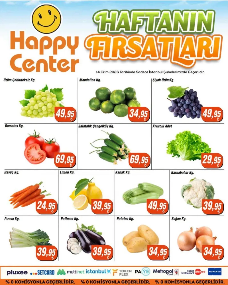 Happy Center broşürü sayfa 1