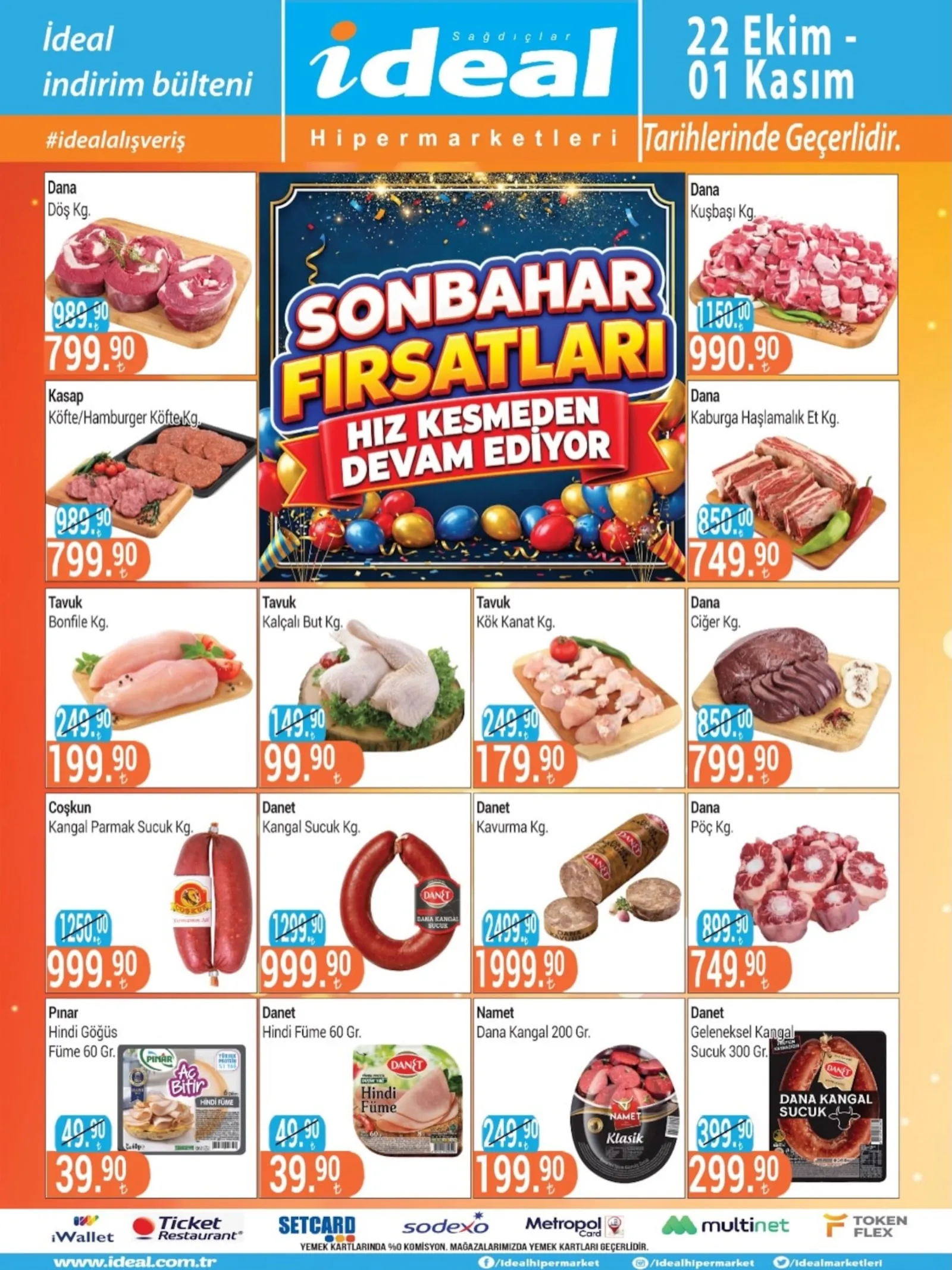 İdeal Market broşürü sayfa 1