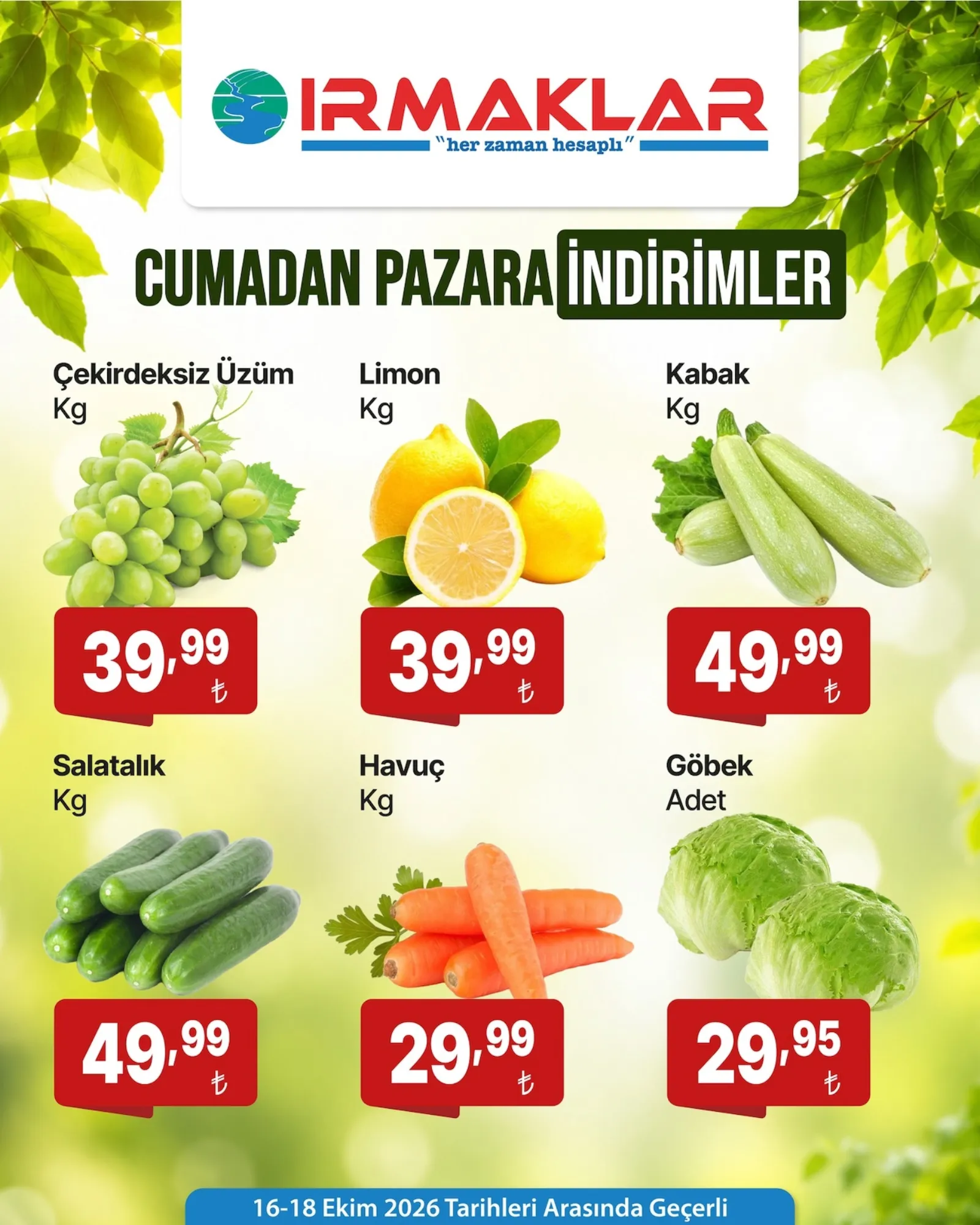 Irmaklar Market broşürü sayfa 2