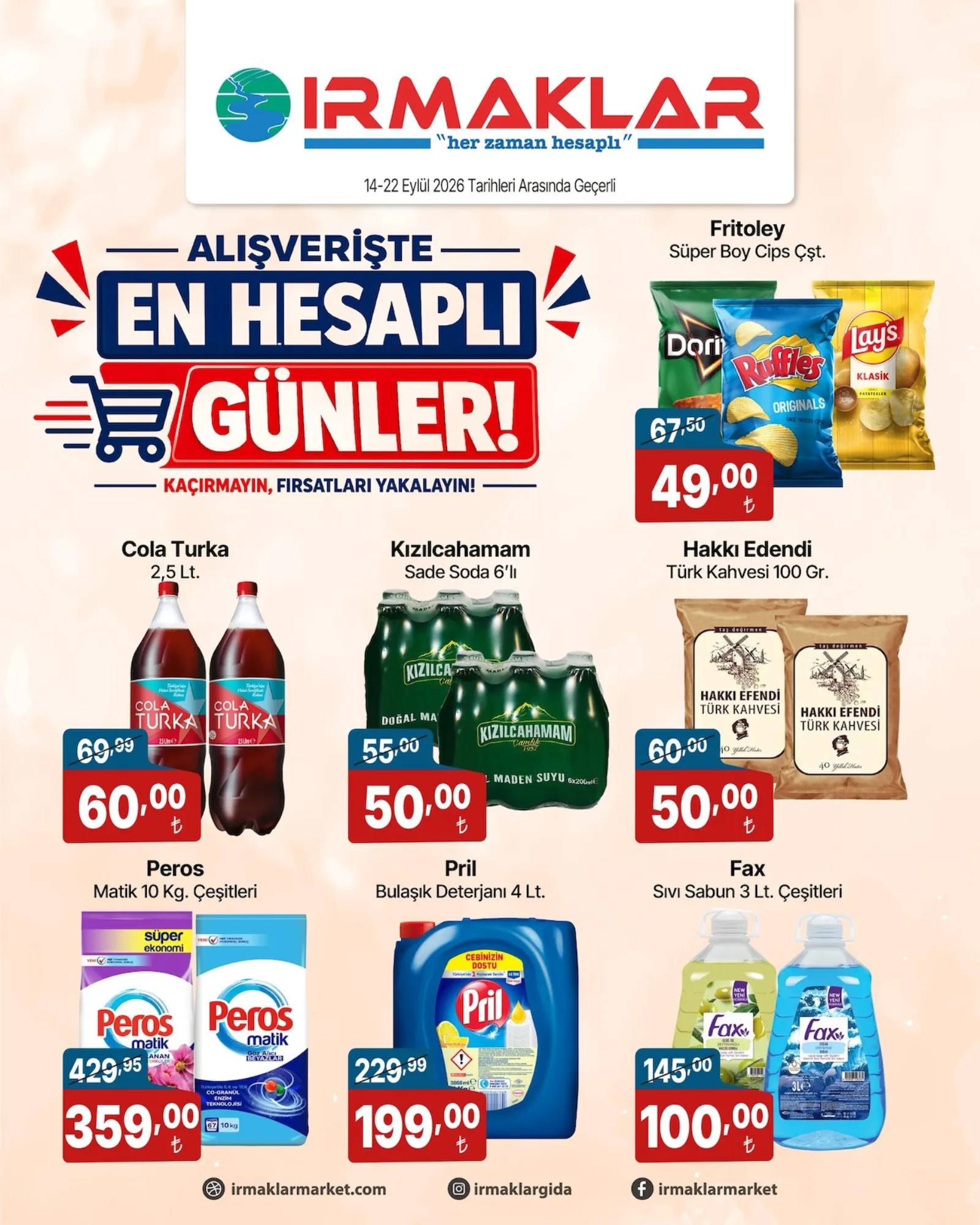 Irmaklar Market broşürü sayfa 2