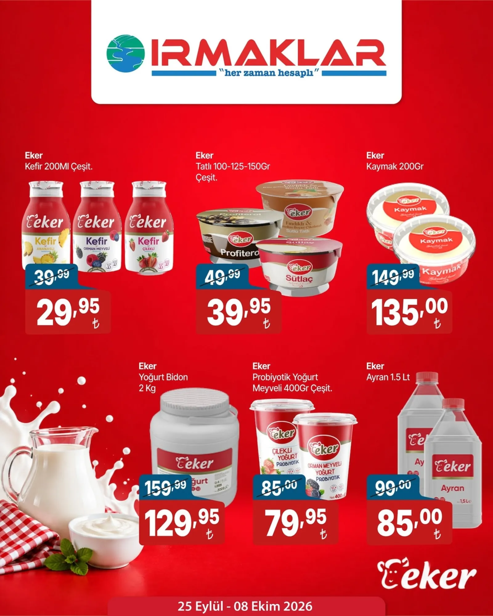 Irmaklar Market broşürü sayfa 1