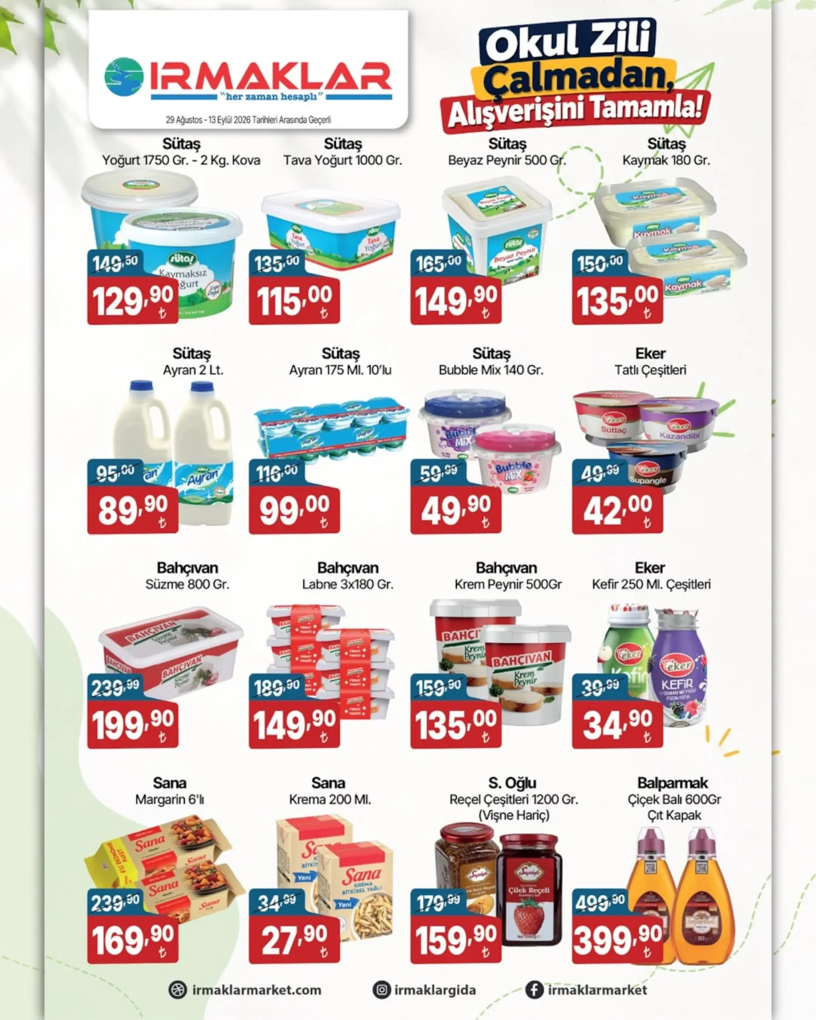 Irmaklar Market broşürü sayfa 3
