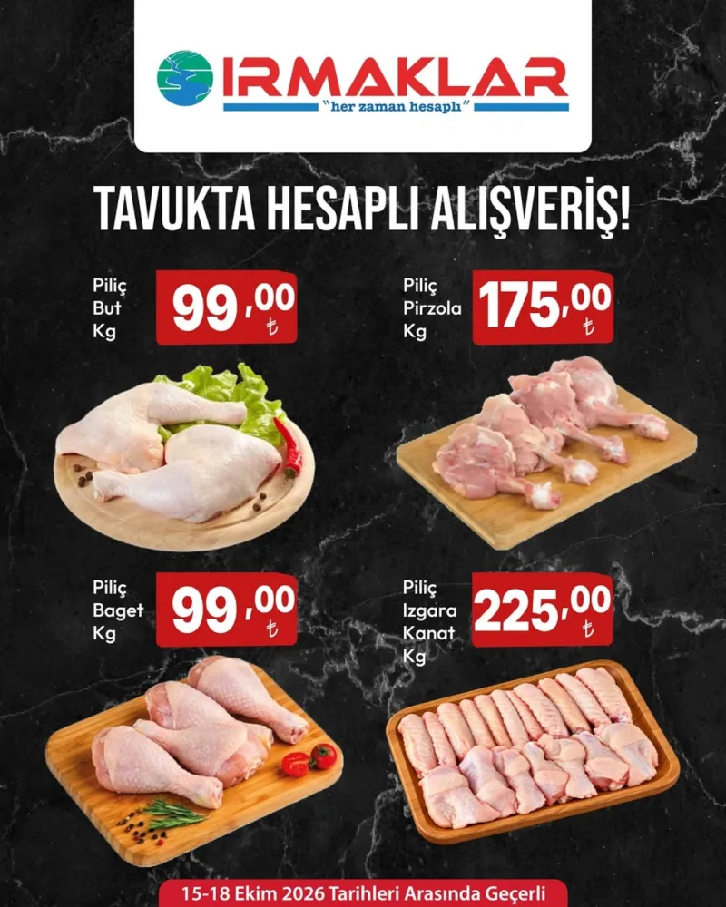Irmaklar Market broşürü sayfa 1