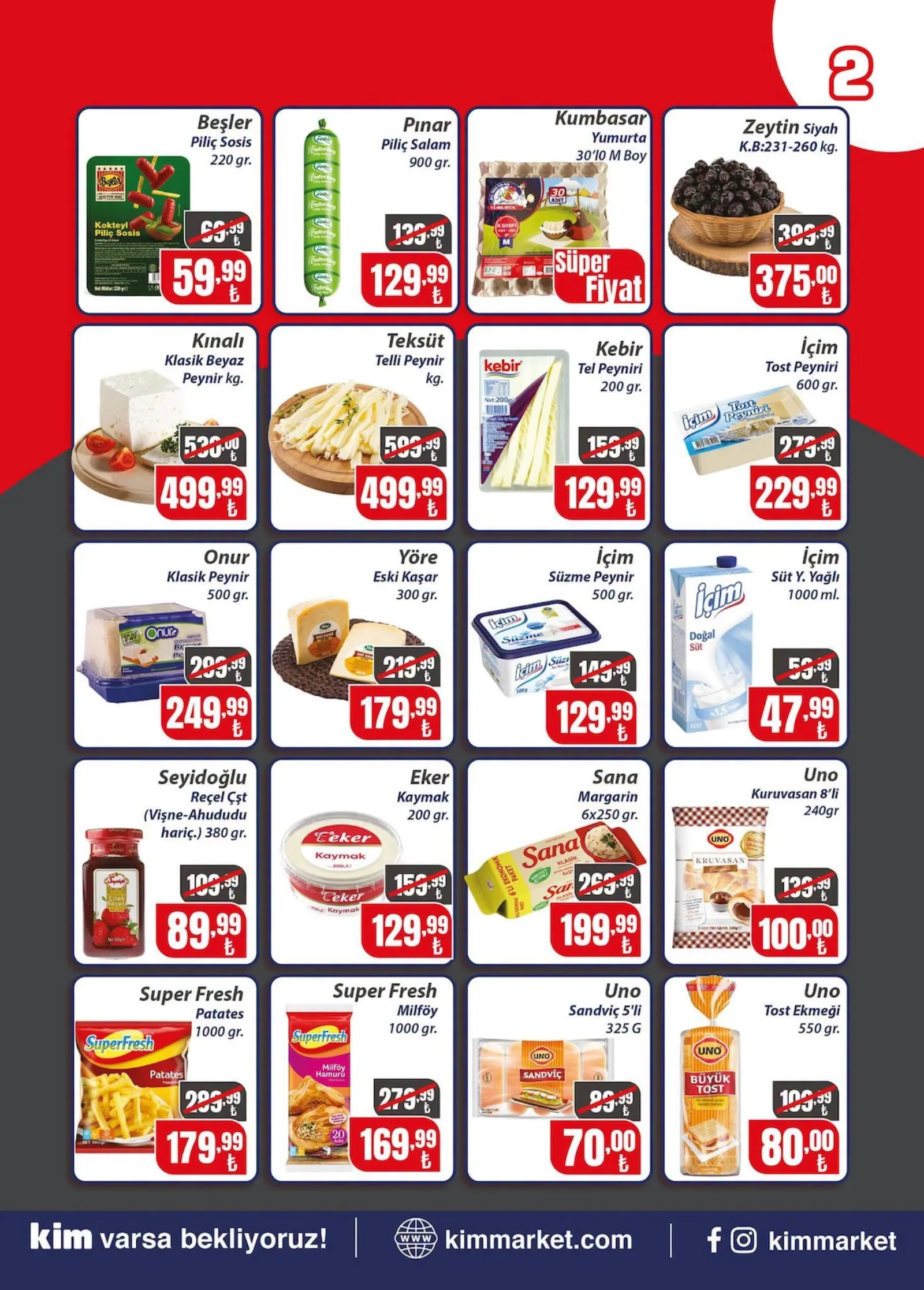 Kim Market broşürü sayfa 2