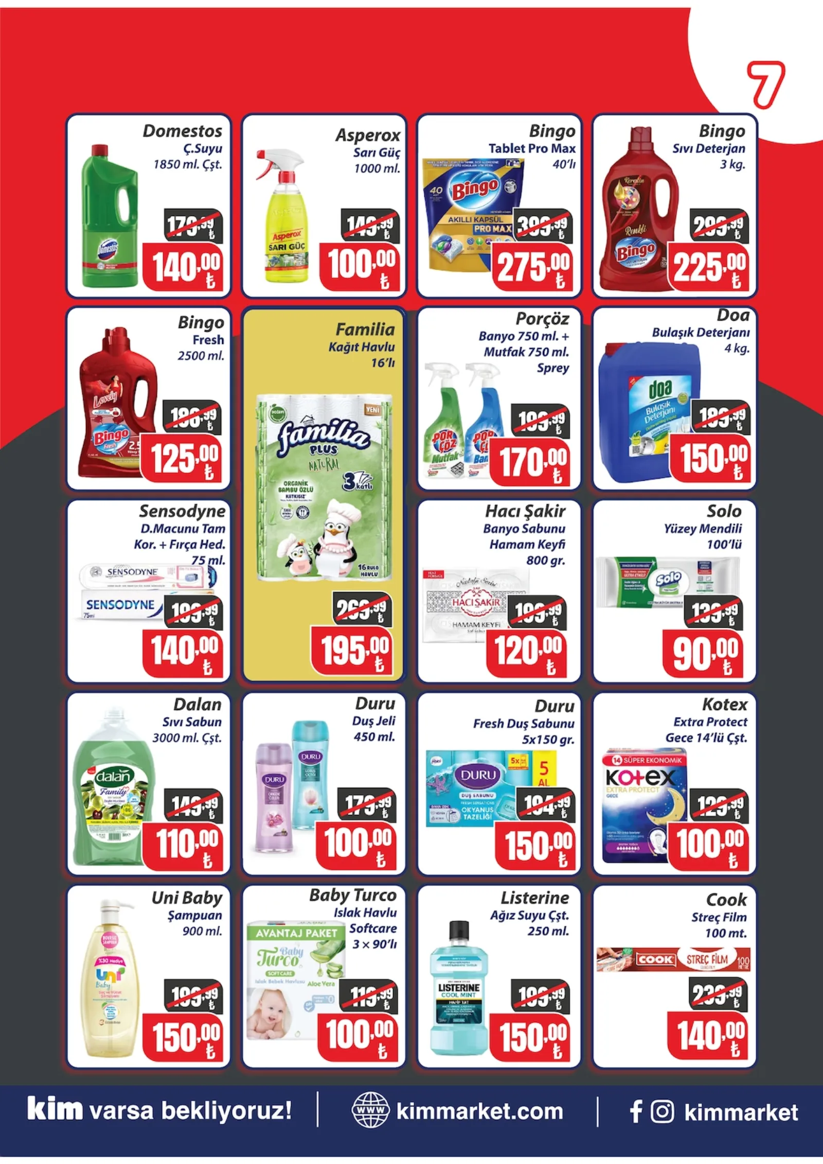 Kim Market broşürü sayfa 7
