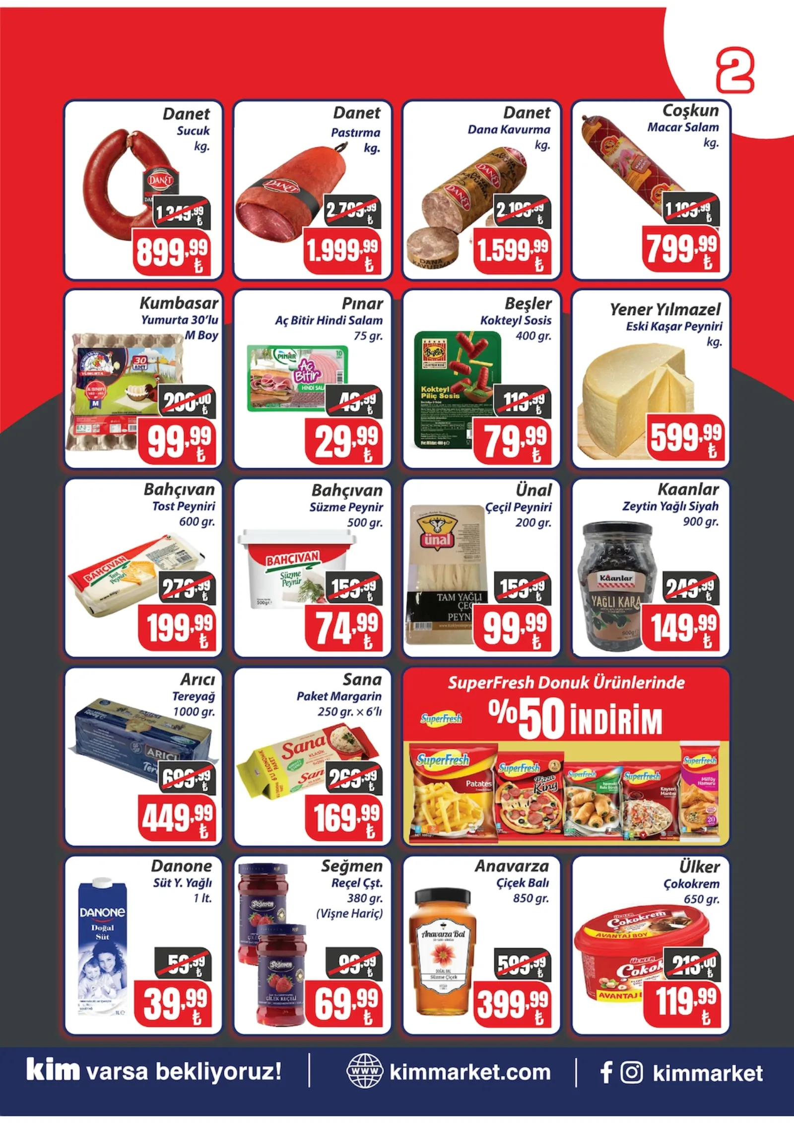 Kim Market broşürü sayfa 2